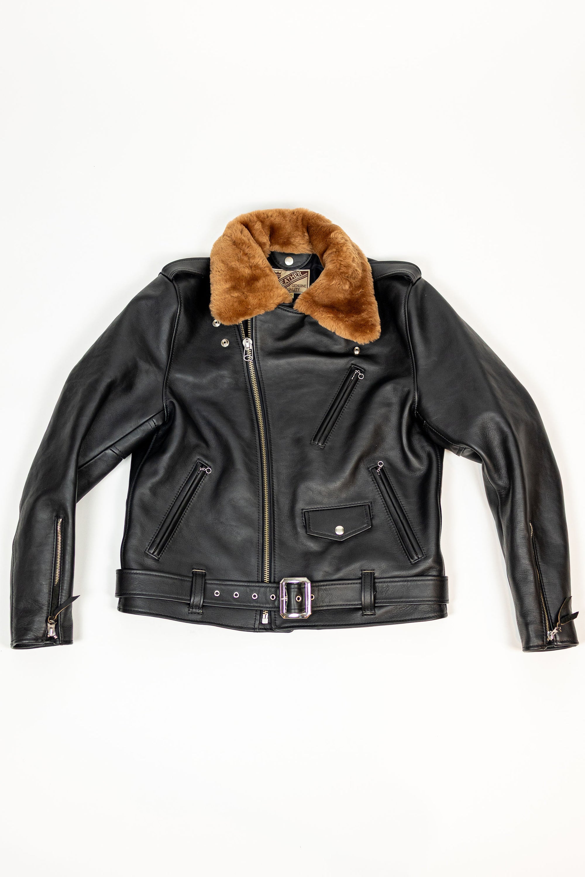 Y'2 SHR-58 Sumi Dyed Double Riders Jacket