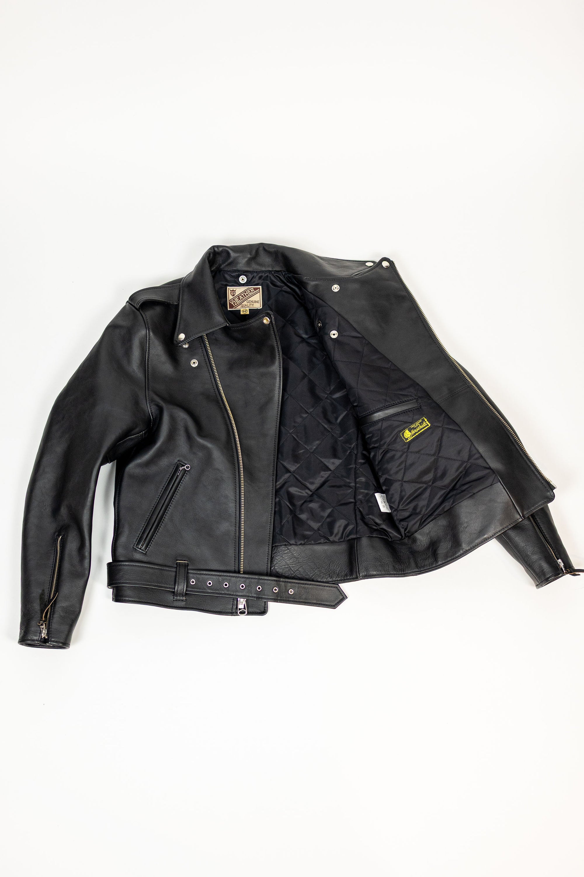 Y'2 SHR-58 Sumi Dyed Double Riders Jacket