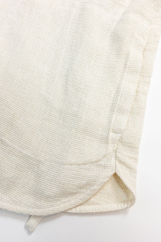 Hansen Garments Roman Loose Cut Eastern Jacket - Off White Gauze