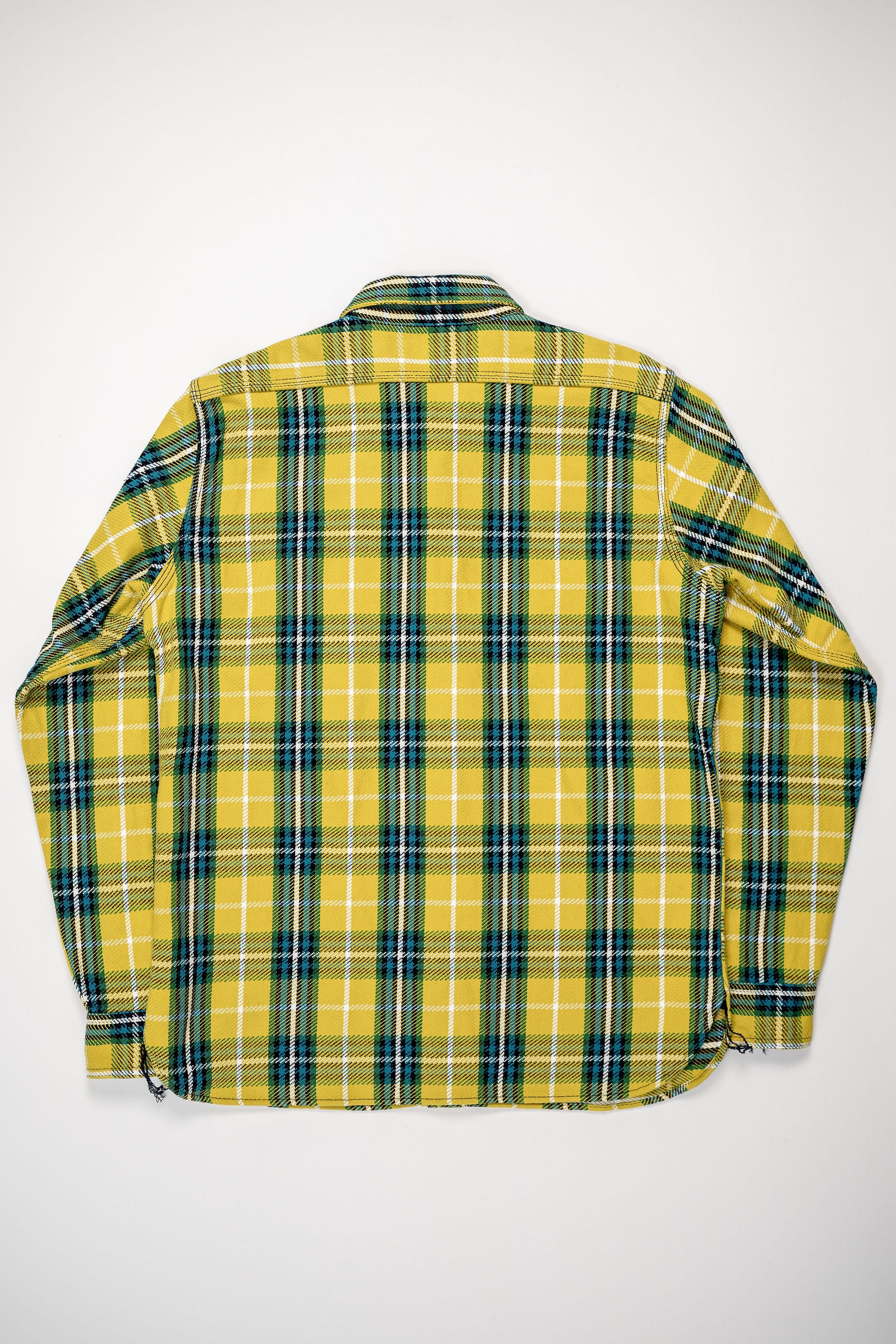 Samurai SIN24-02W Rope Dyed Flannel Shirt - Yellow