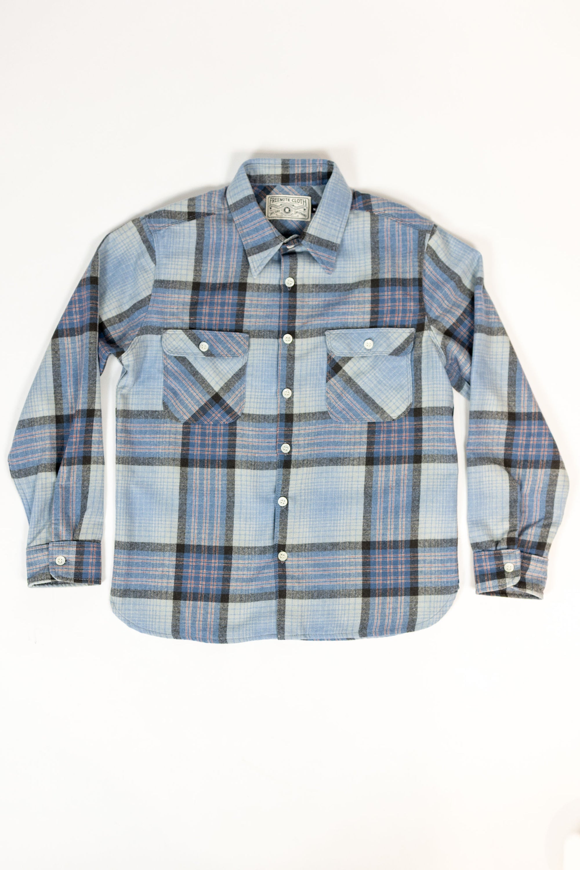 Freenote Cloth Benson - Concord Blue Wool