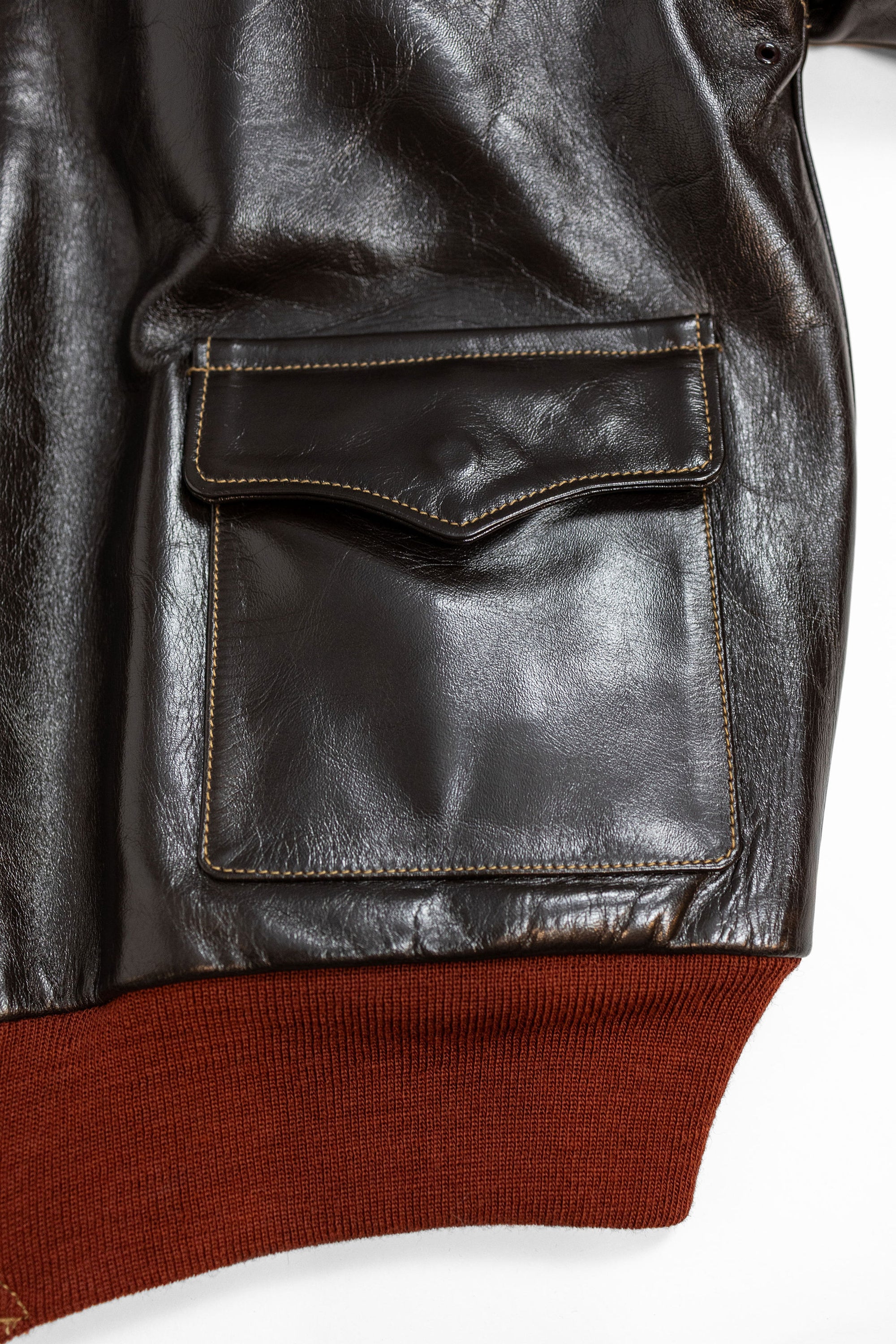 Buzz Rickson's BR80644 Type A-2 “Contract no. w535 AC-21996 Buzz Rickson Clo. Co. - S/Brown