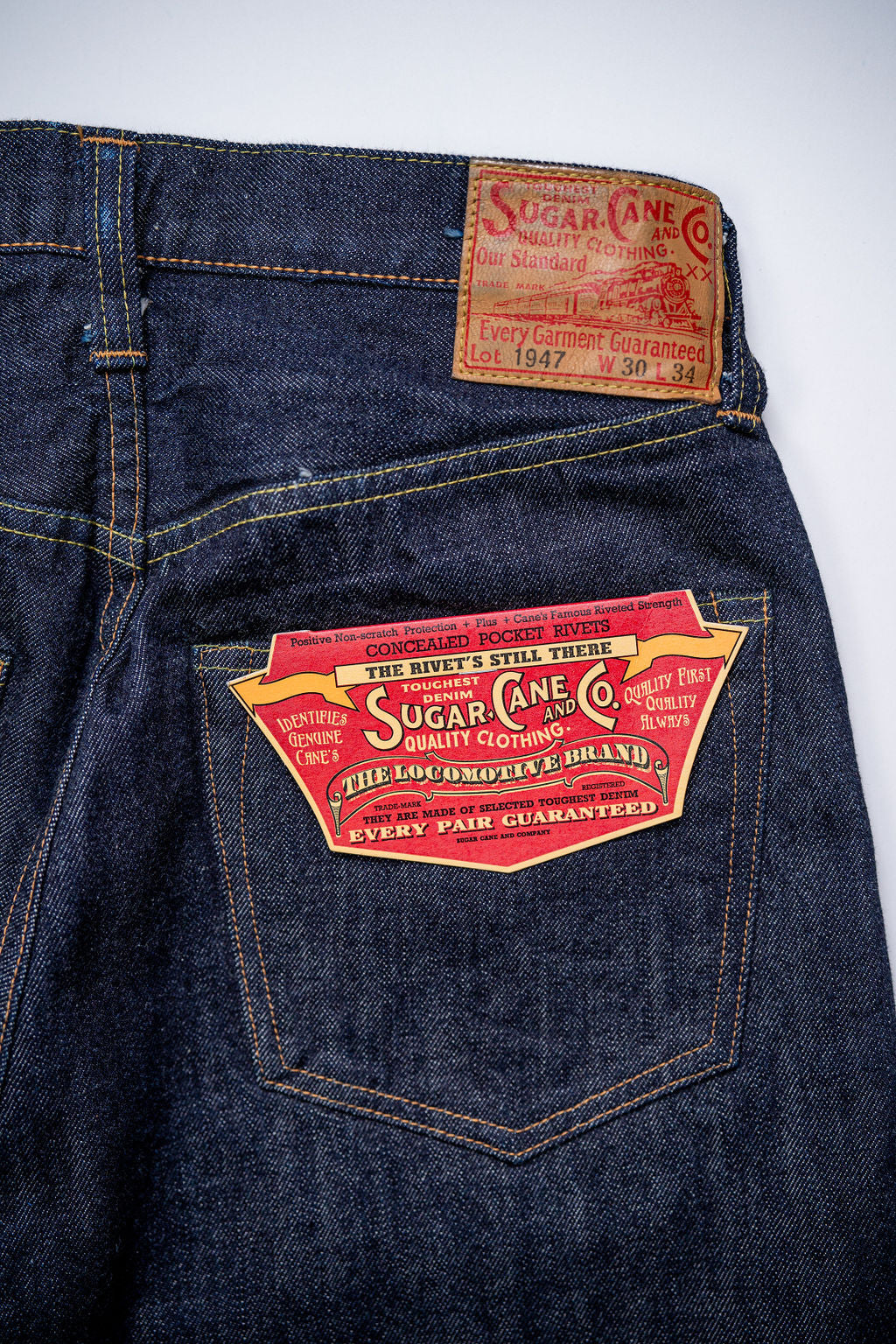 Sugar Cane 1947 Straight Leg - One Wash Japanese Selvedge Denim