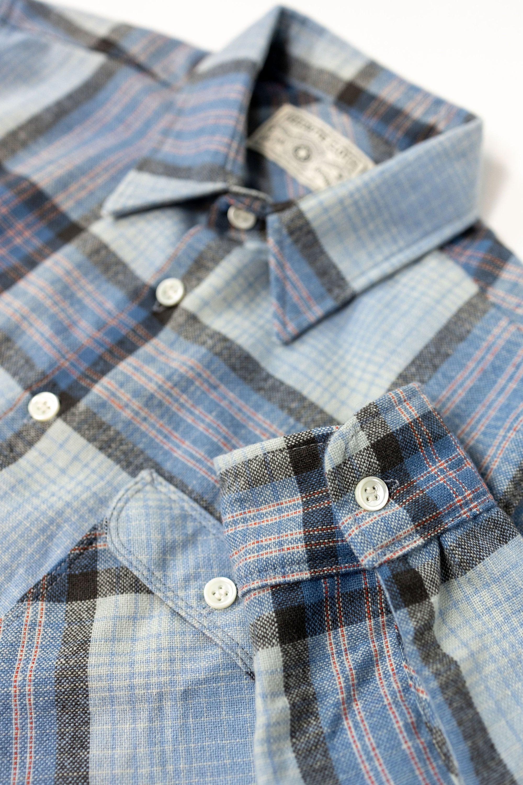 Freenote Cloth Benson - Concord Blue Wool