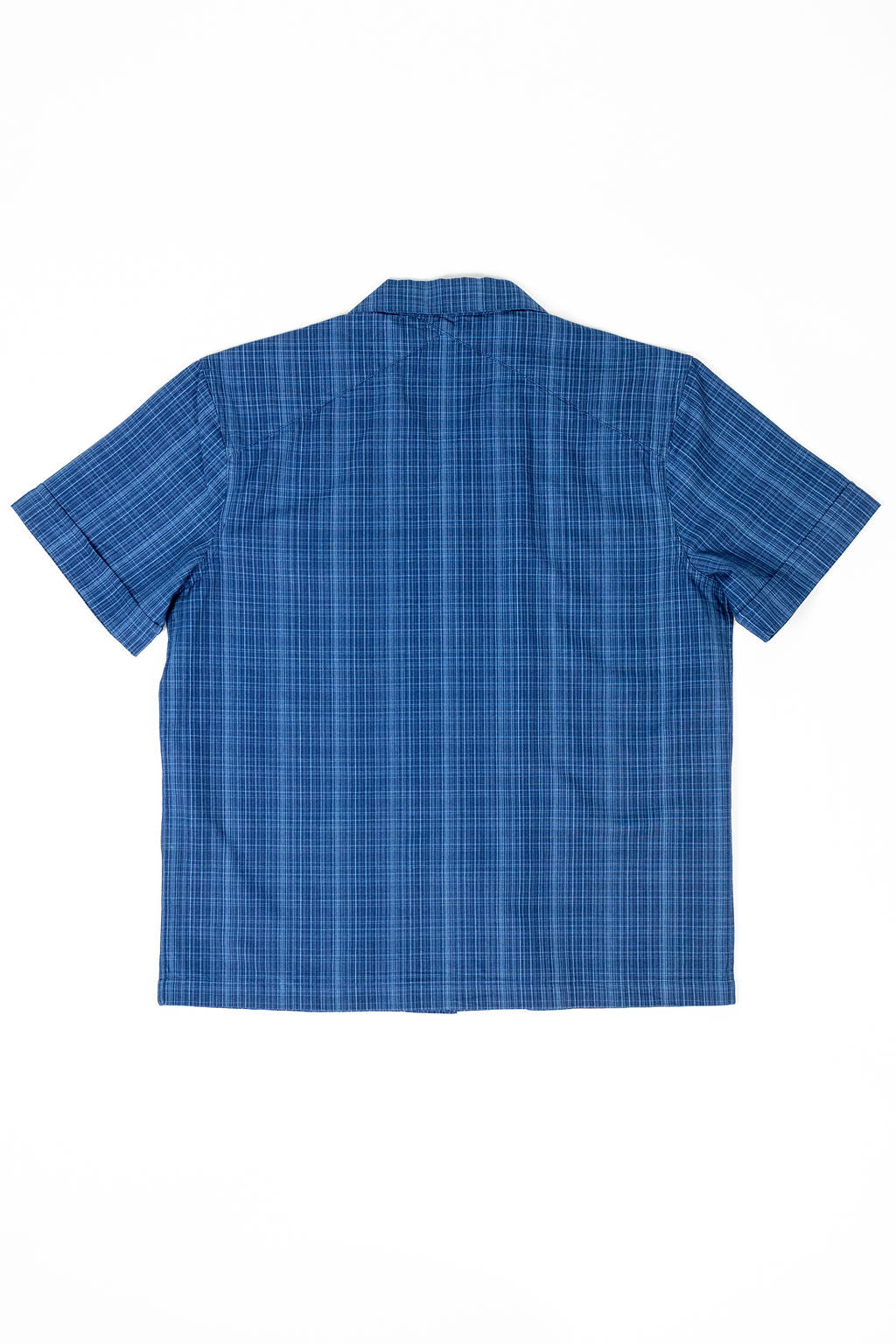 3sixteen Vacation Shirt - Indigo Microcheck