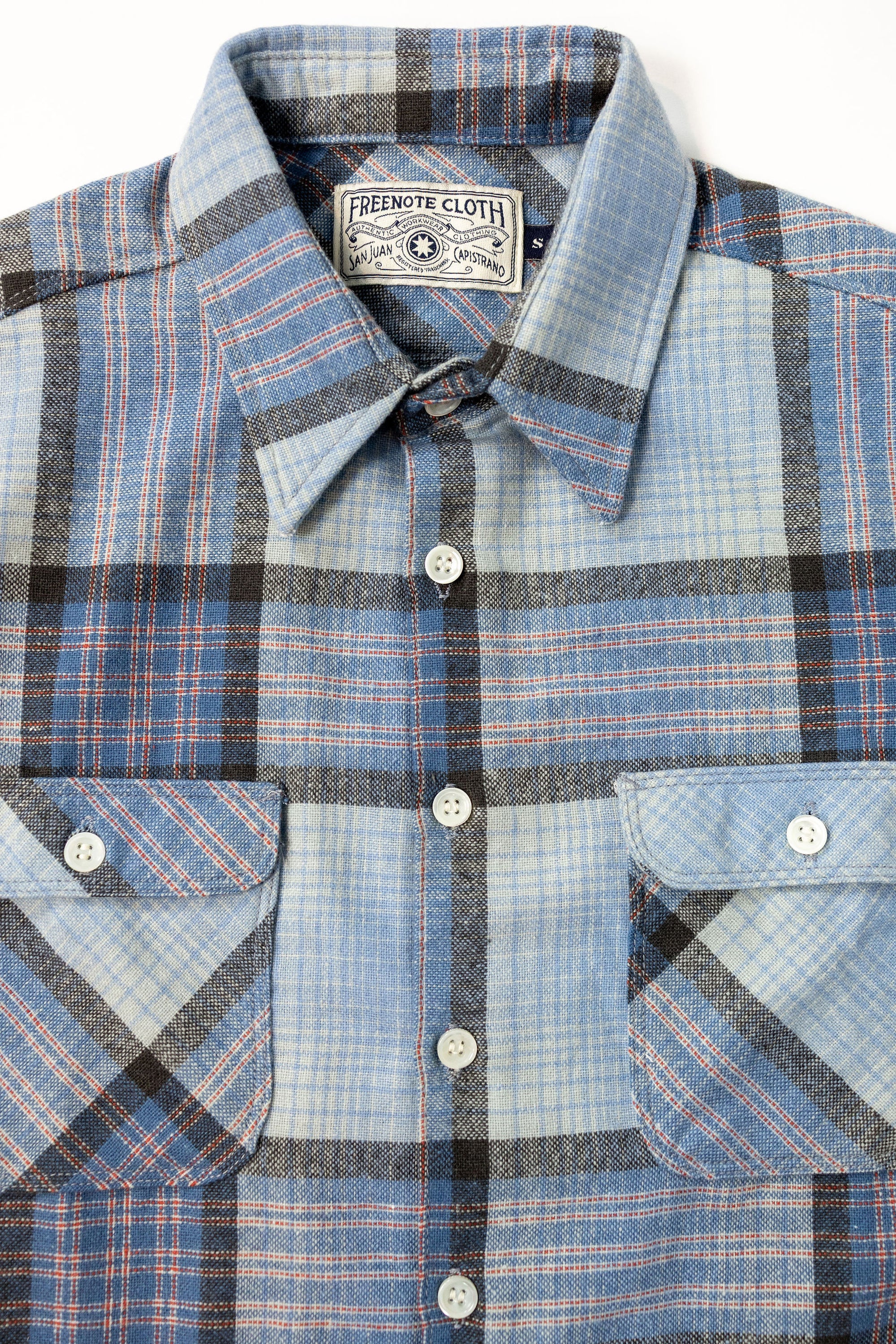 Freenote Cloth Benson - Concord Blue Wool