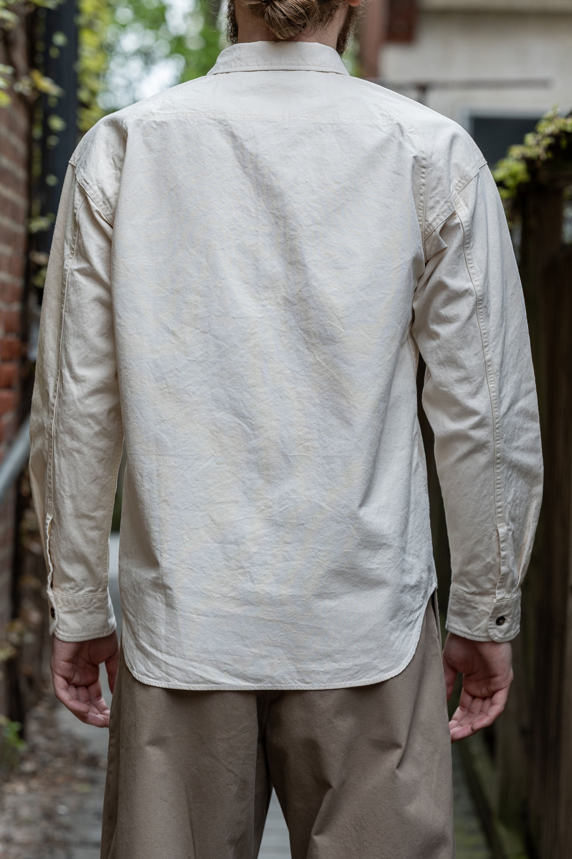 Seuvas 8oz Canvas Raglan Shirt - Natural