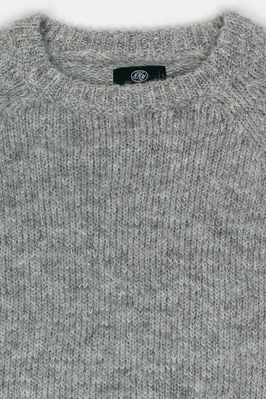 Knickerbocker Bud Alpaca Sweater - Fog Grey