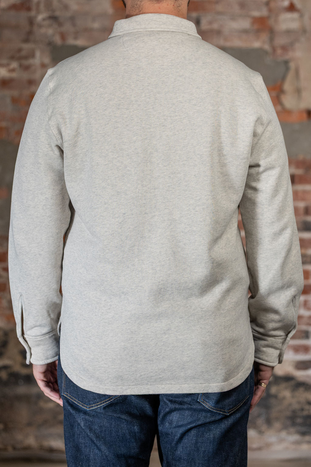 Wythe Half Zip Sweatshirt - Heather Grey