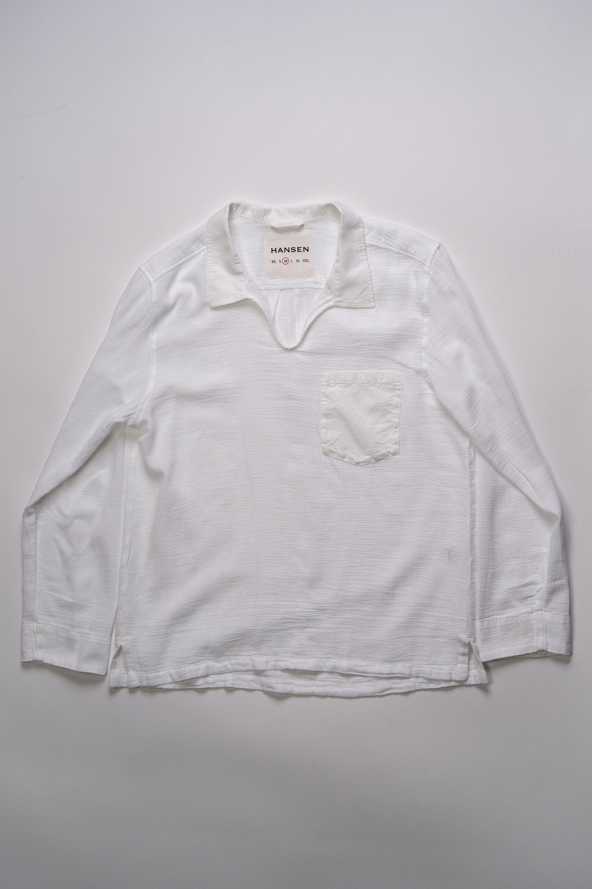 Hansen Garments Marius Casual Pull-on Shirt - White