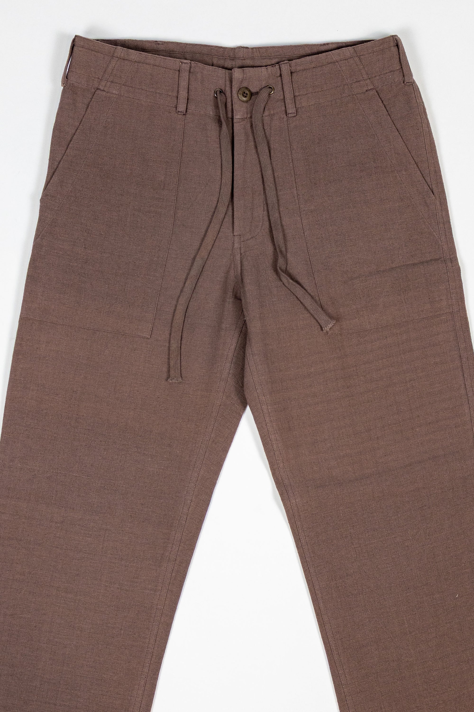 Indi + Ash Obelisk Pant - Handwoven Mauve Denim