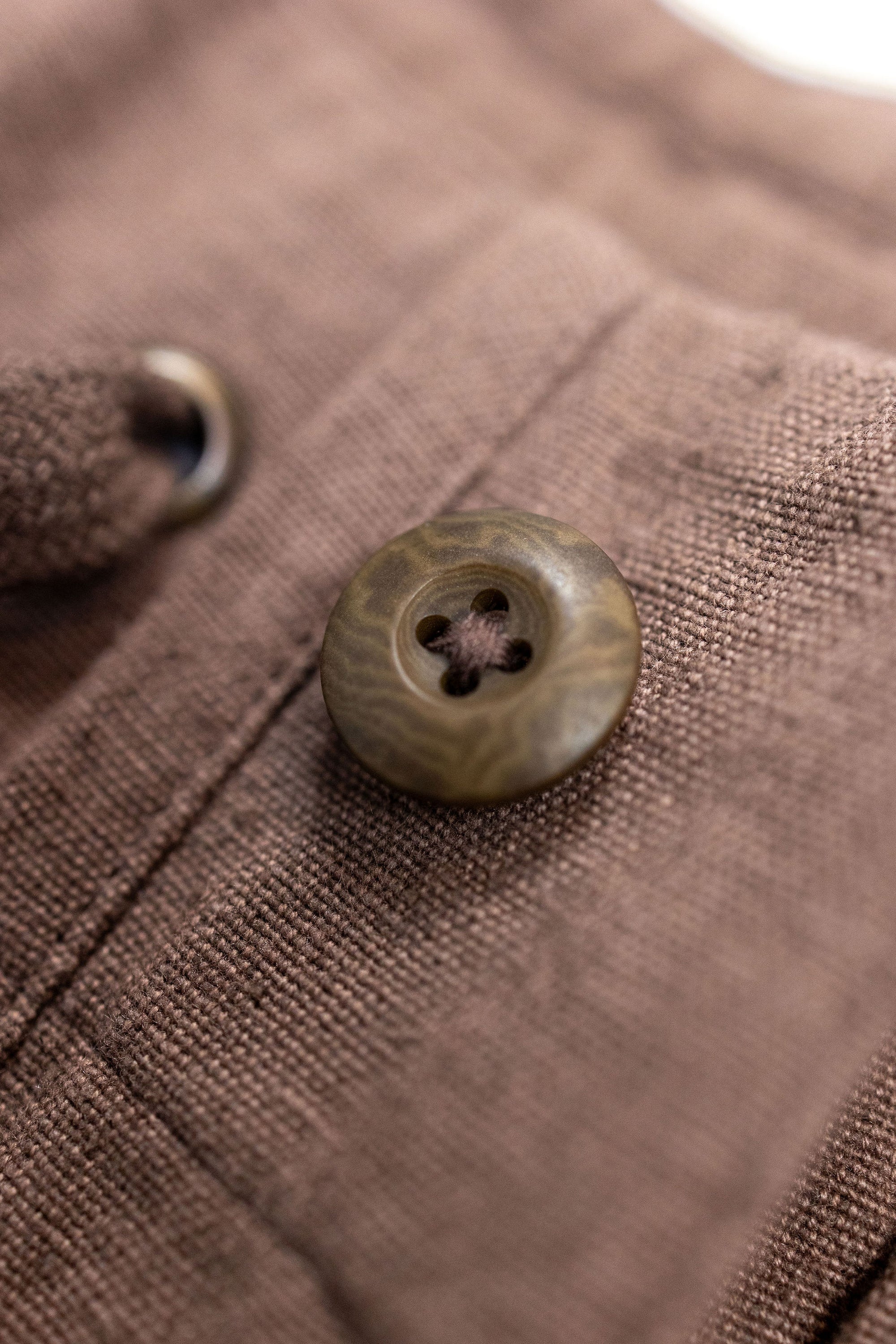 Indi + Ash Obelisk Pant - Handwoven Mauve Denim