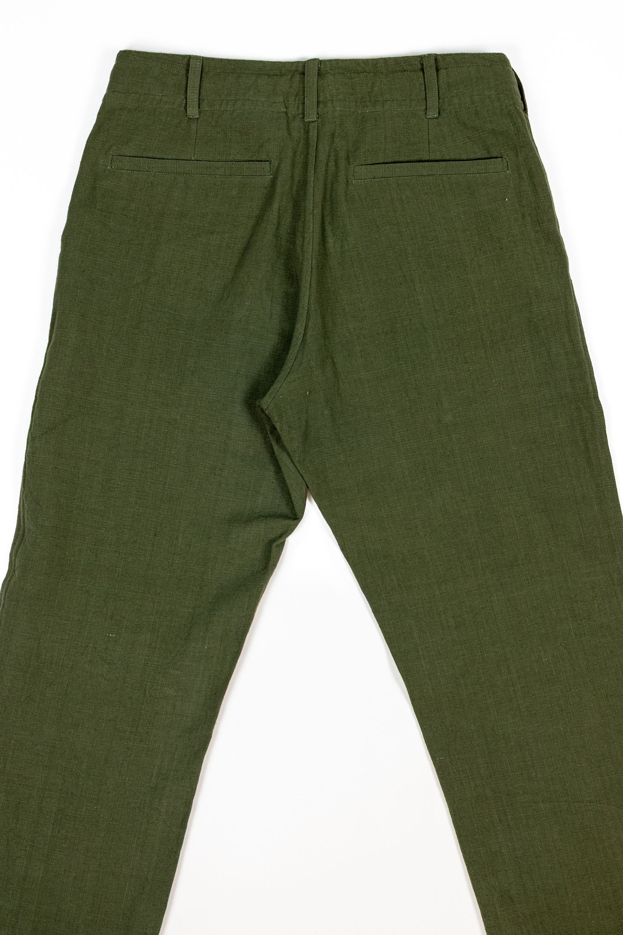 Indi + Ash Obelisk Pant - Handwoven Forest Denim