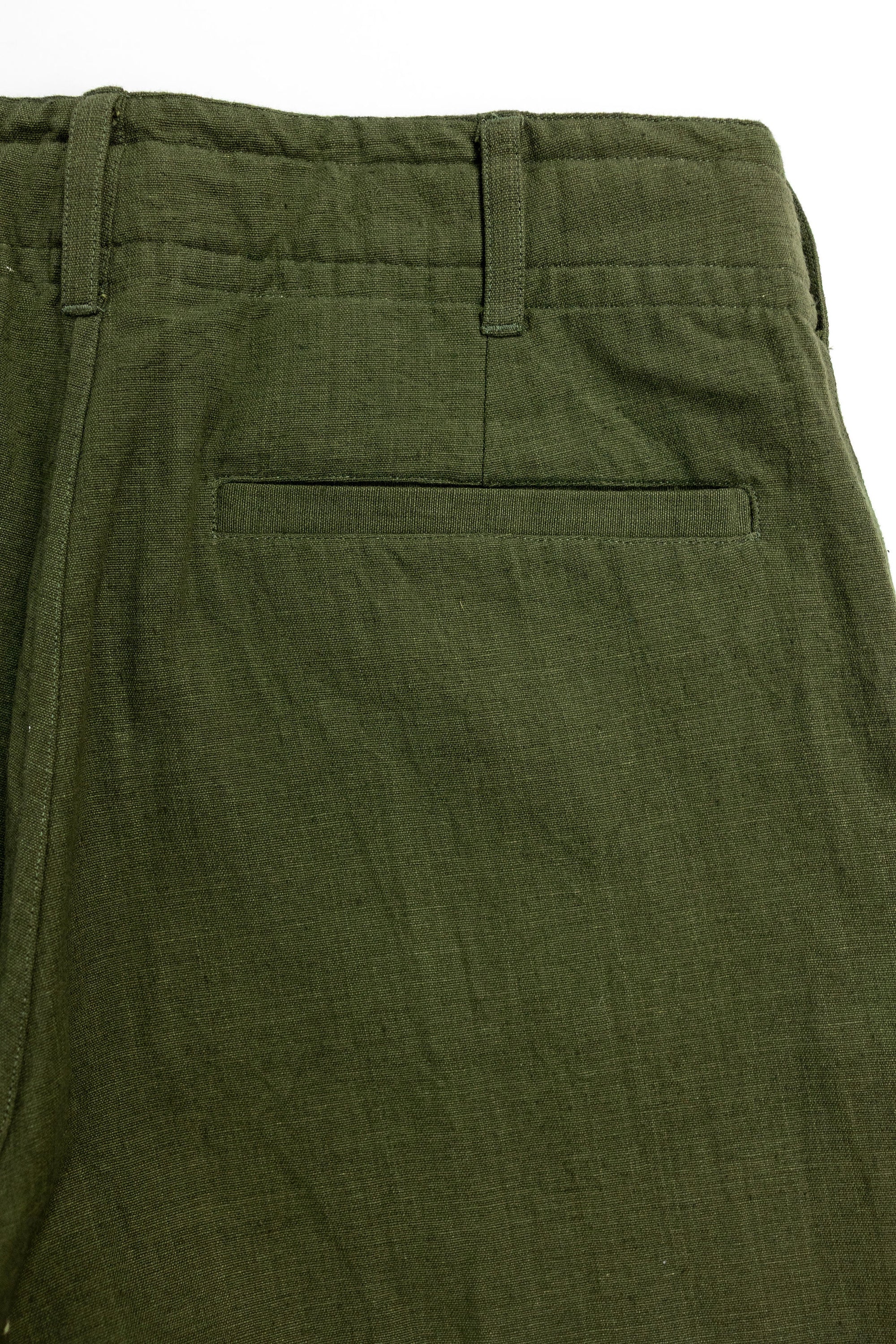 Indi + Ash Obelisk Pant - Handwoven Forest Denim