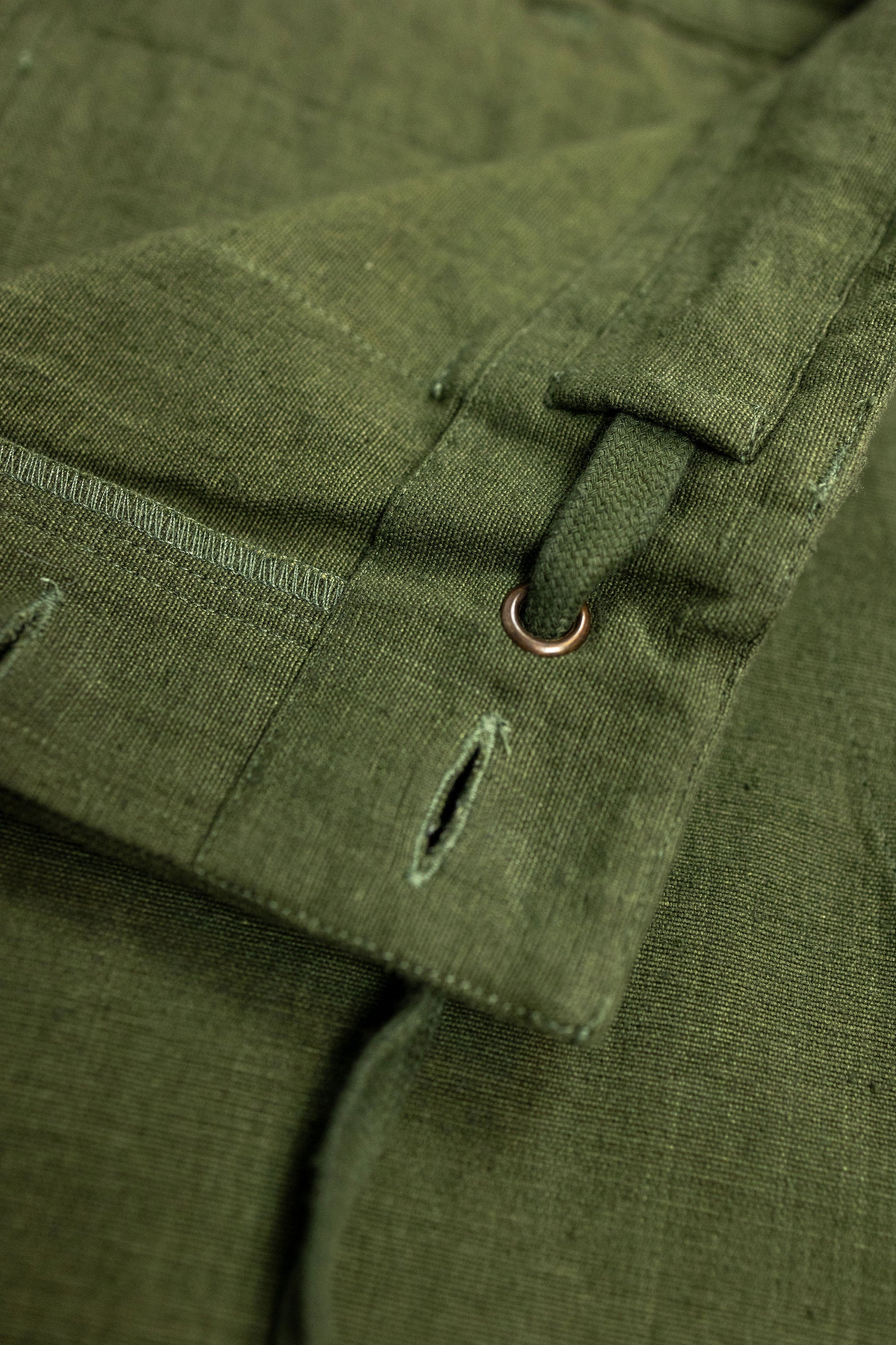 Indi + Ash Obelisk Pant - Handwoven Forest Denim