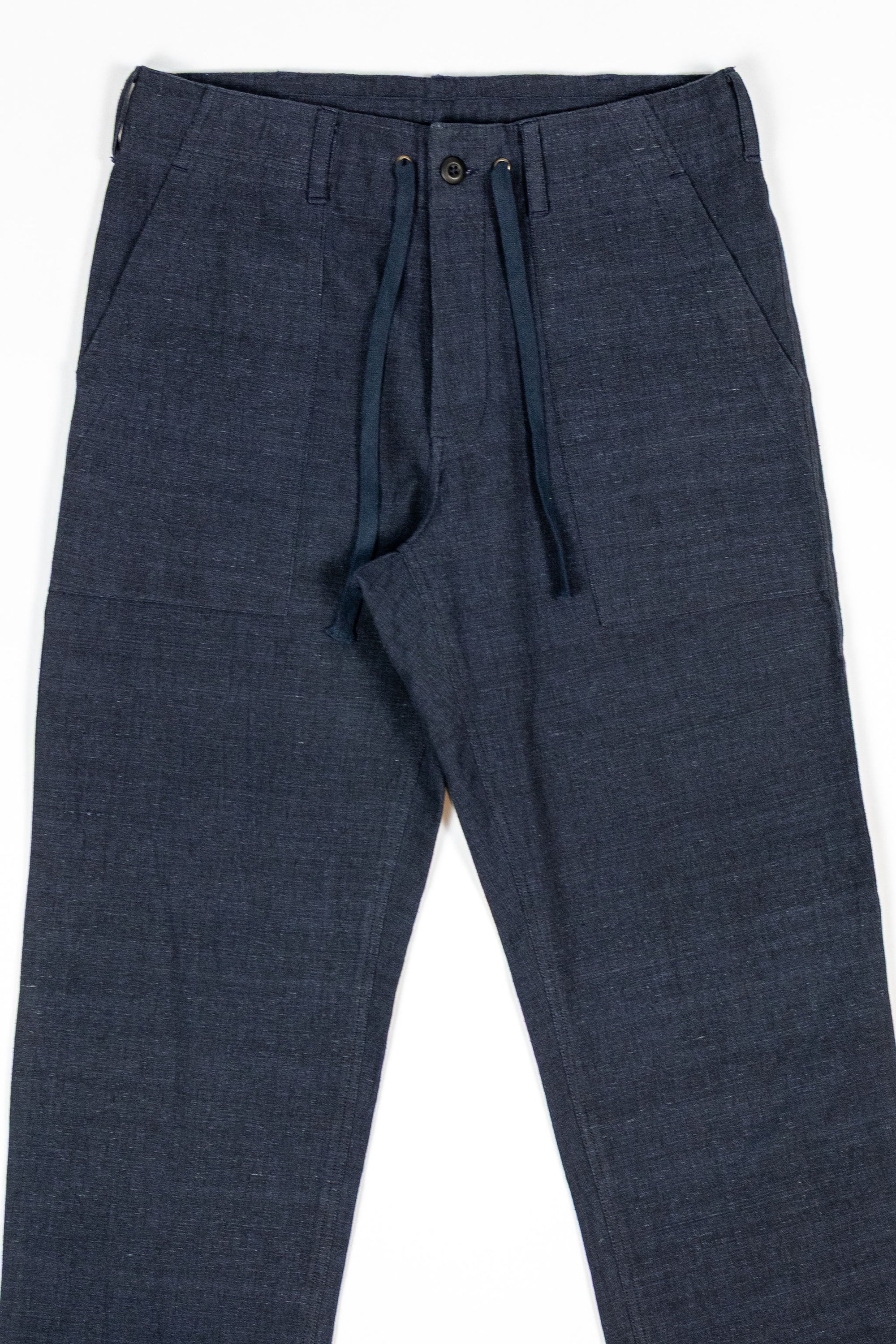 Indi + Ash Obelisk Pant - Powerloom Canvas Iron/Indigo