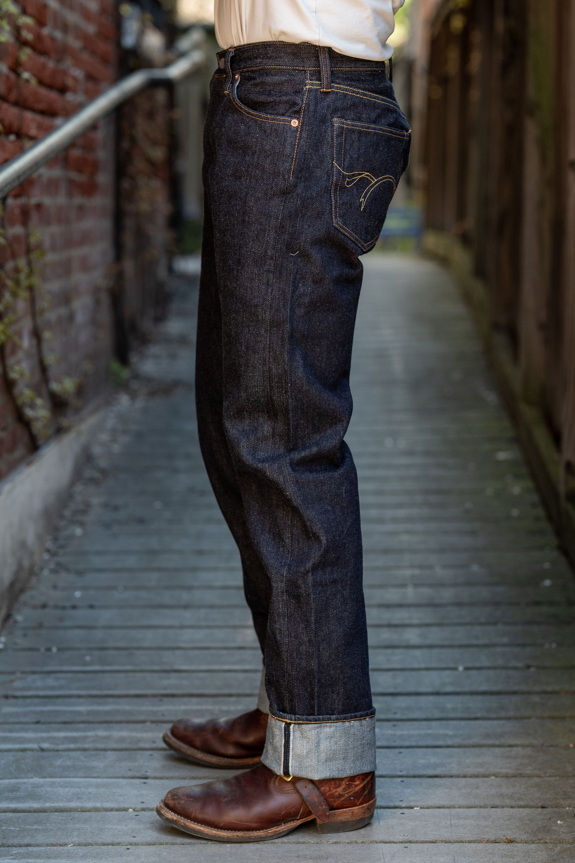 The Flat Head FN-8004 Wide Tapered - 18oz Selvedge Denim