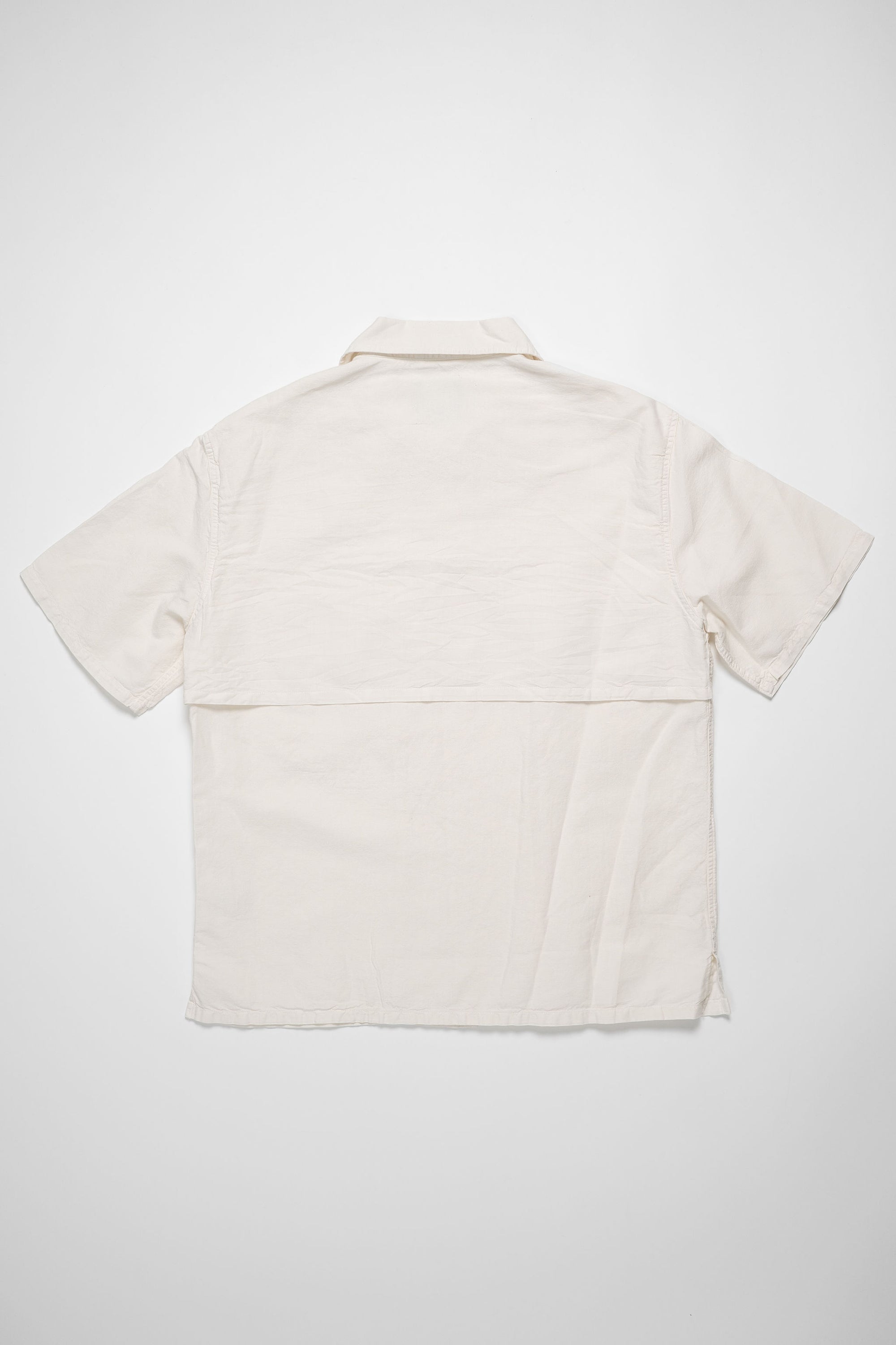 Knickerbocker Mar Cotton & Linen Shirt - Bone
