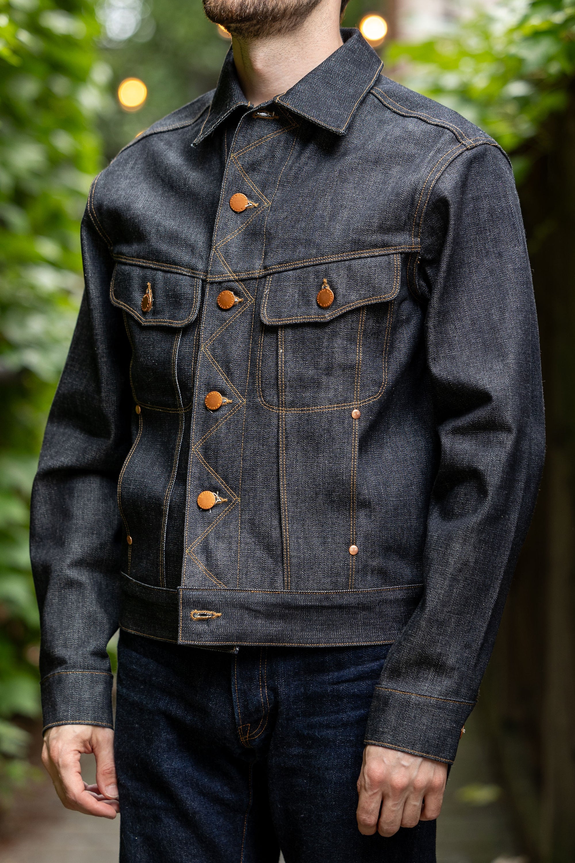 Freenote Cloth High Low Jacket - 14oz Broken Twill