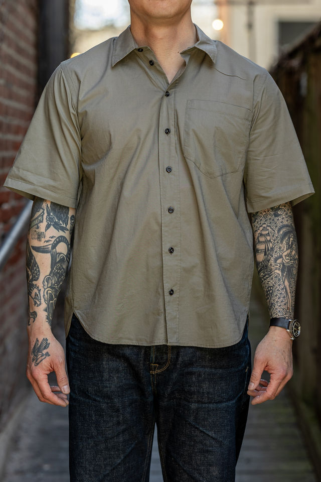 Hansen Garments Reidar Short Sleeve Shirt - Dry Oregano
