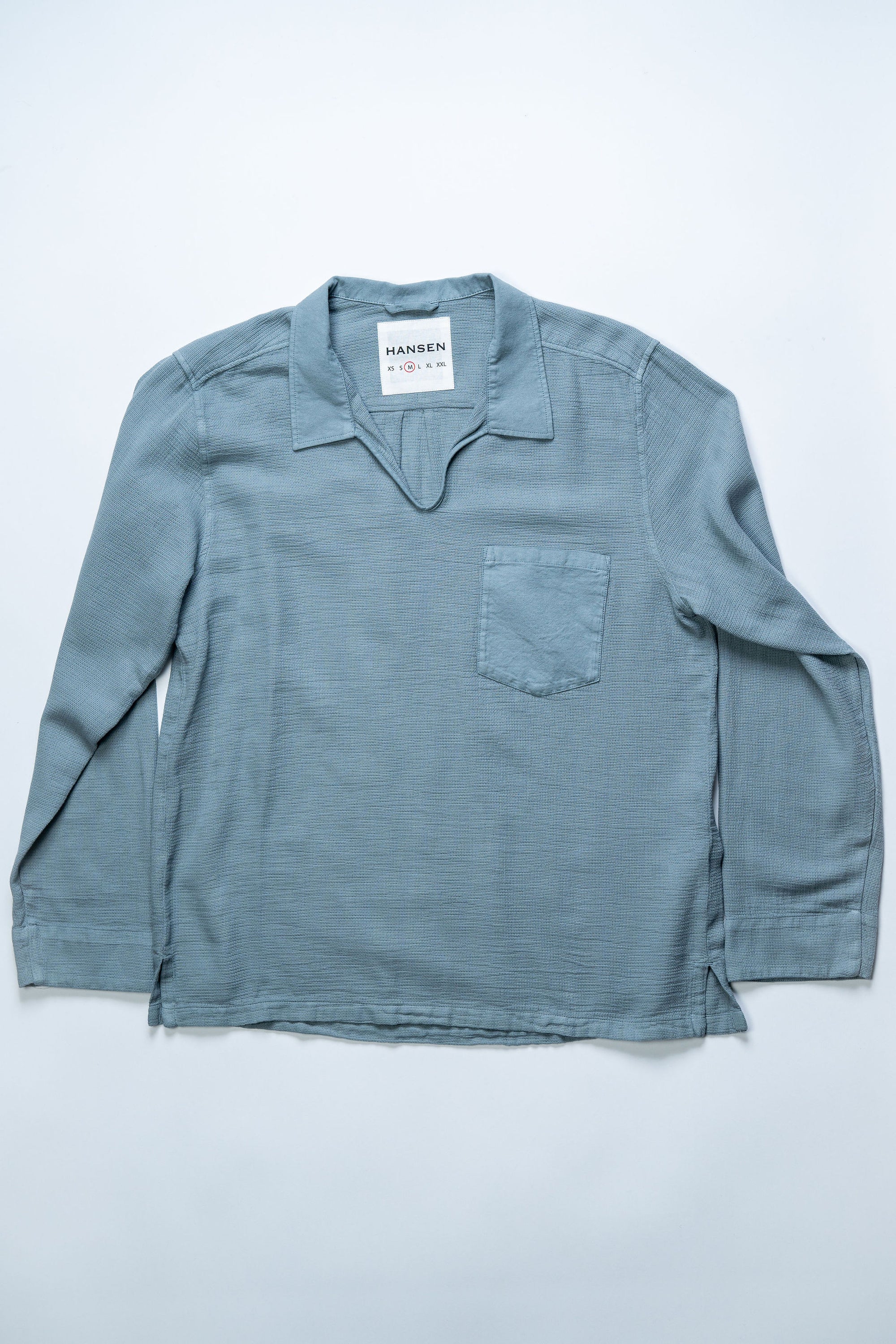 Hansen Garments Marius Casual Pull-on Shirt - Lagoon