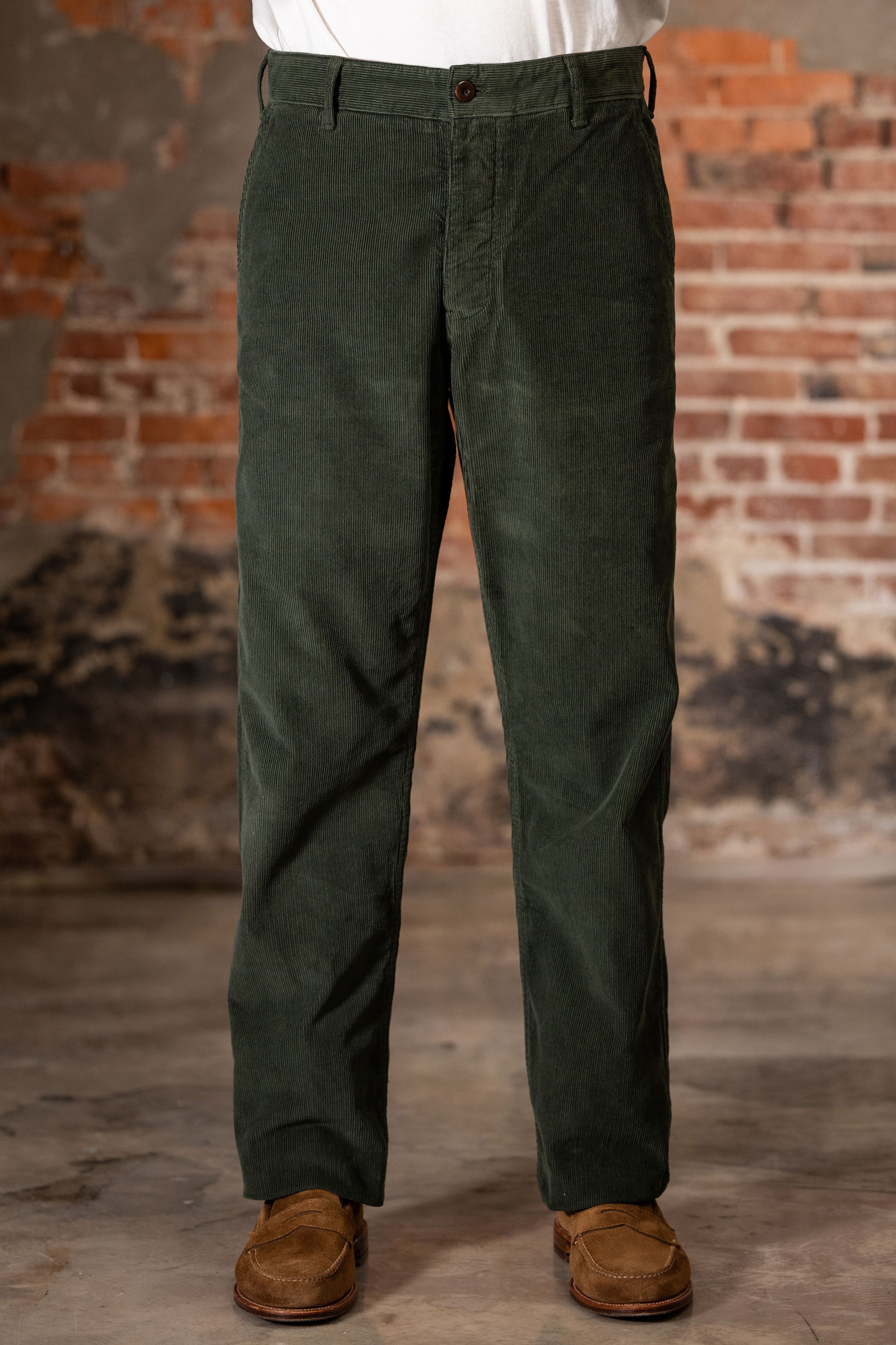 Heimat Textil Journey Pant Cord - Military Green