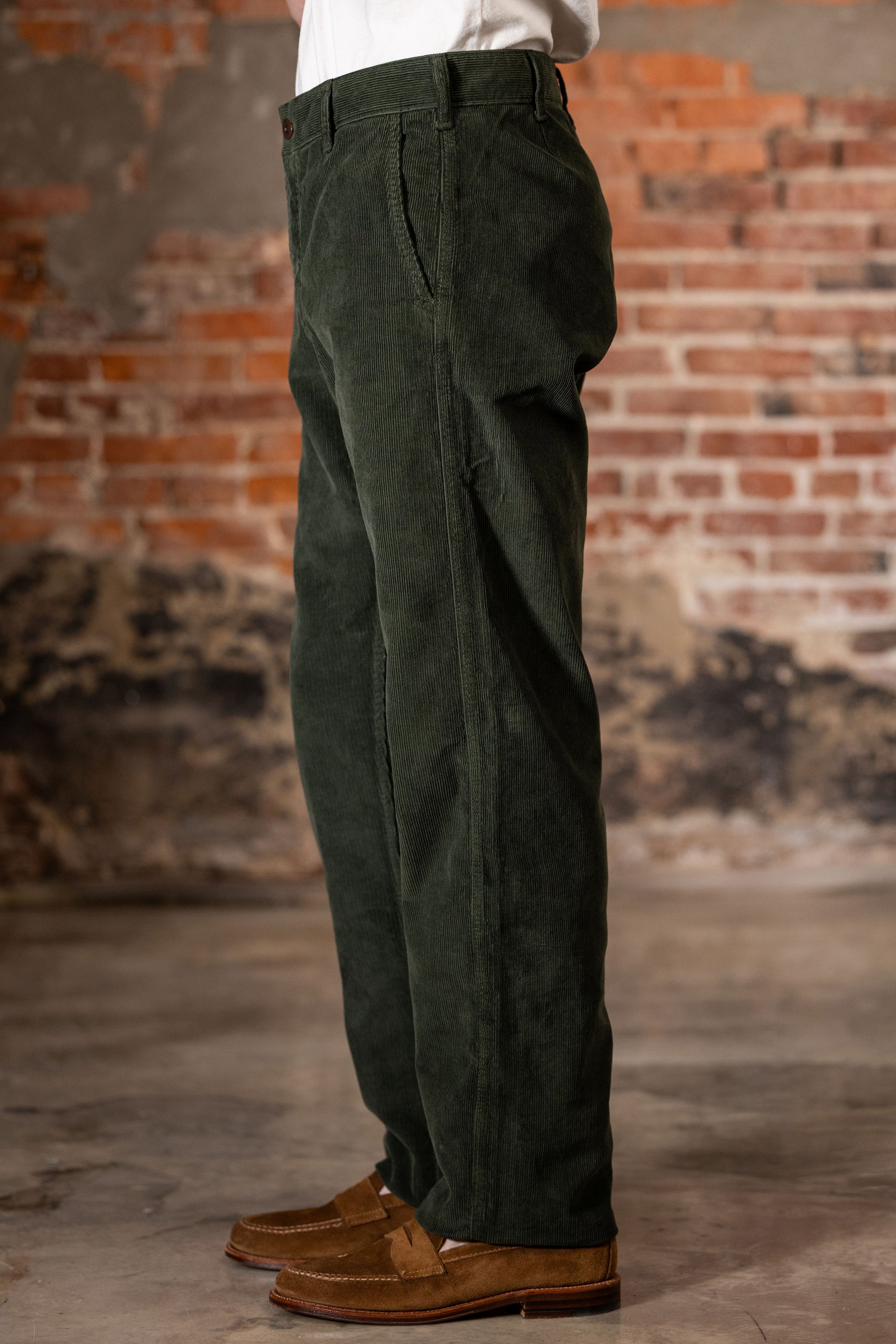 Heimat Textil Journey Pant Cord - Military Green