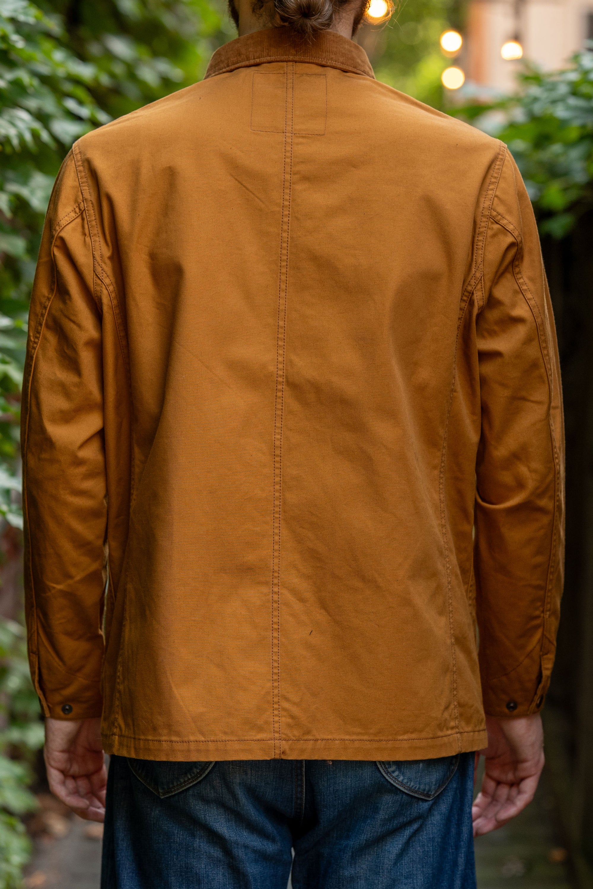 Iron Heart IHJ-148-BRN 10oz Kurashikizome Organic Cotton Duck Chore Jacket - Brown