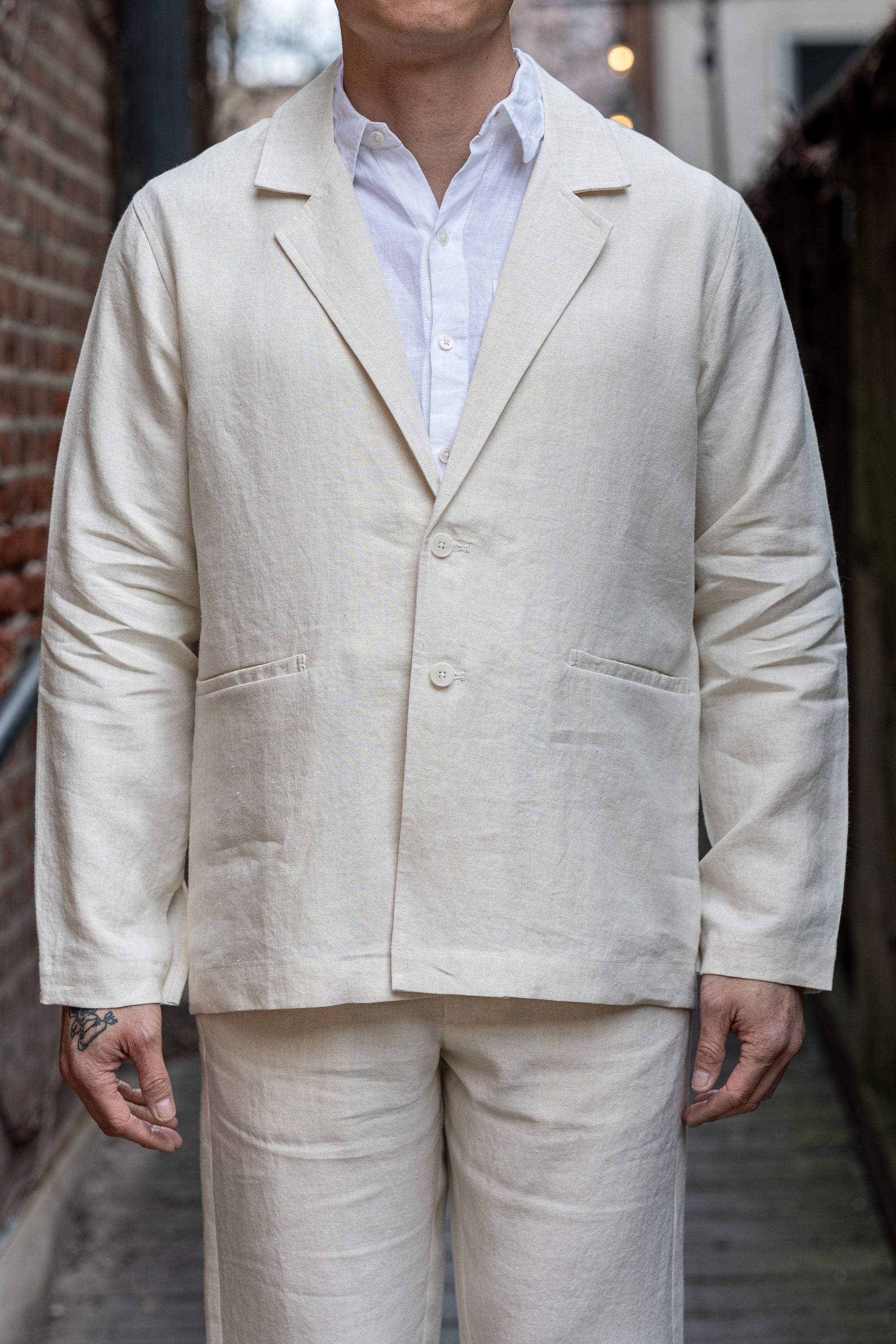 Blluemade Blazer - Belgian Linen Natural
