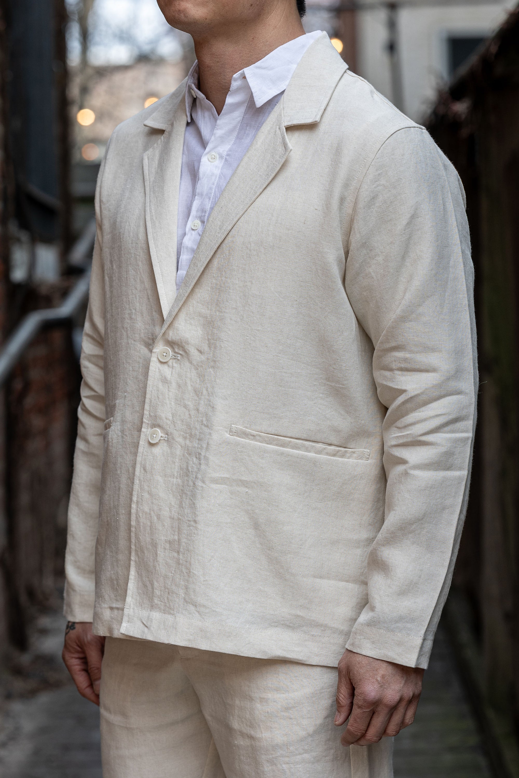 Blluemade Blazer - Belgian Linen Natural