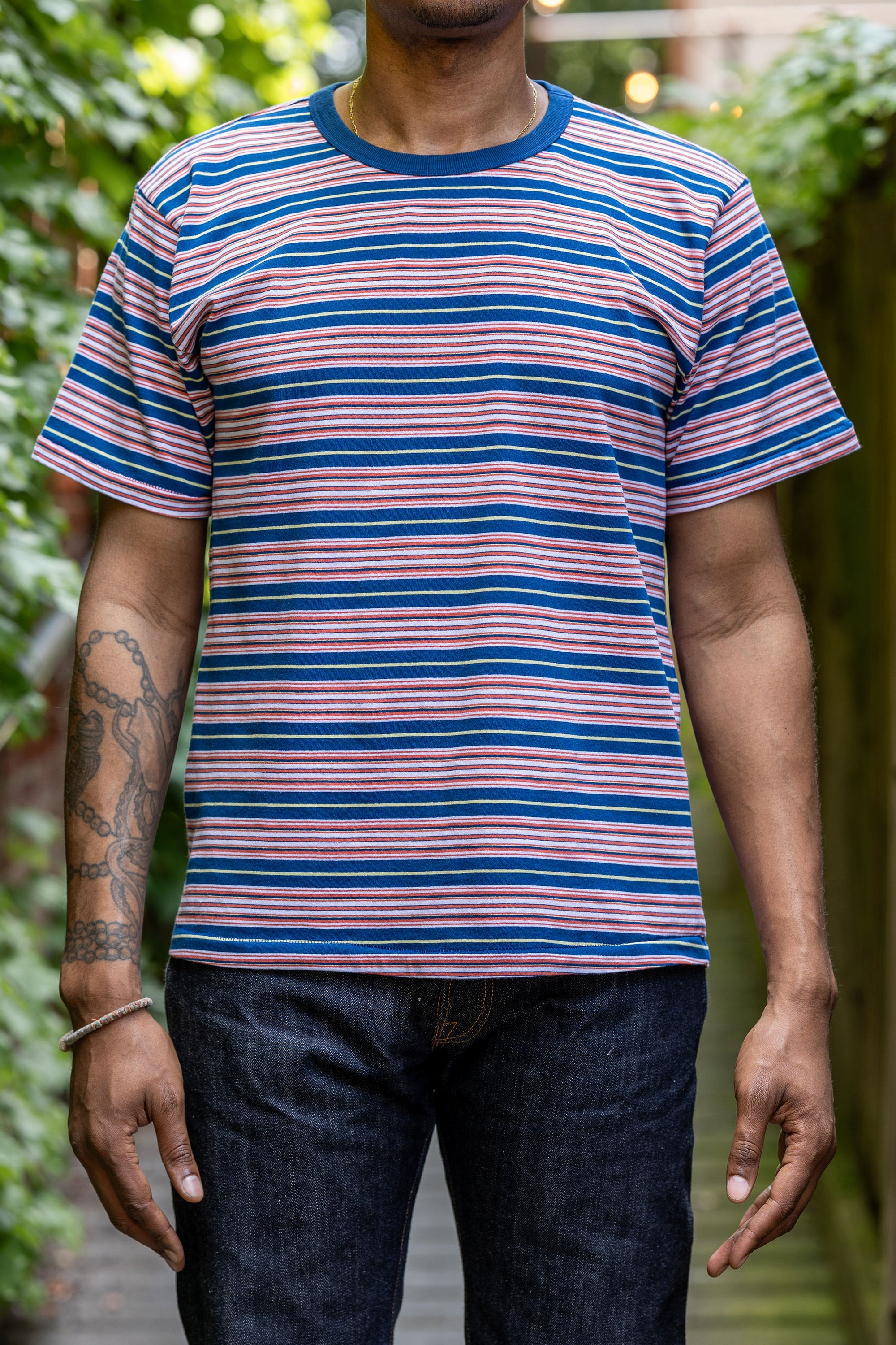 Freenote Cloth Mooch Tee - Blue Combo
