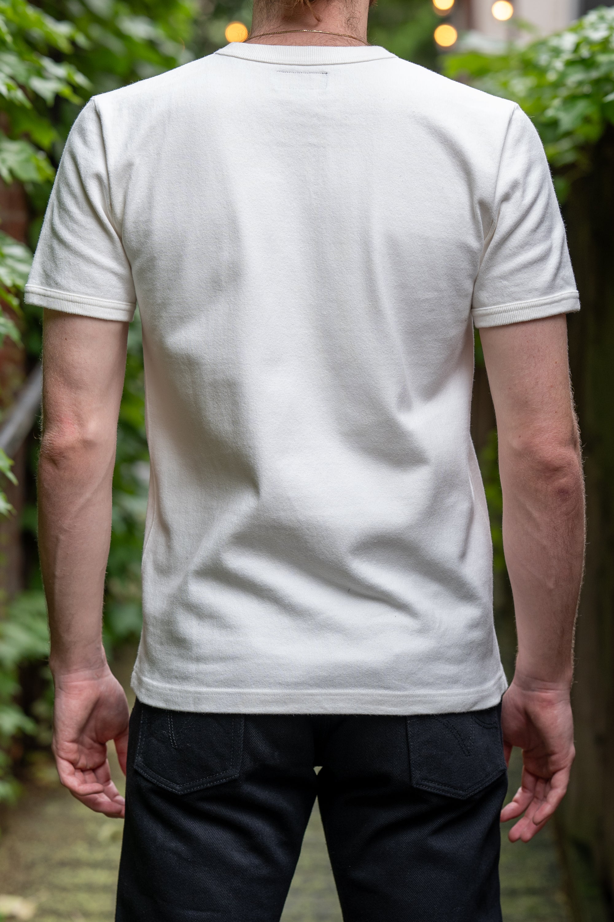 Iron Heart IHT-1600 11oz Cotton Knit Crew Neck T-Shirt - White