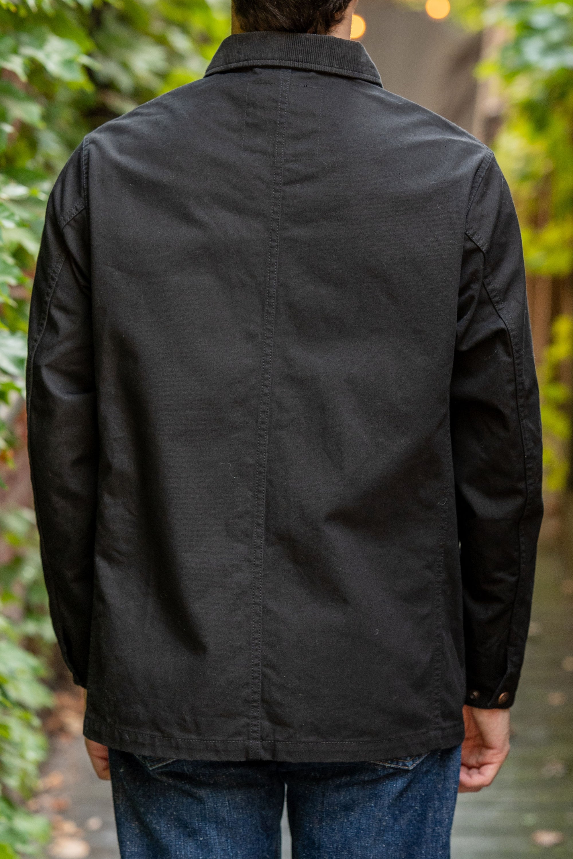 Iron Heart IHJ-148-BLK 10oz Kurashikizome Organic Cotton Duck Chore Jacket - Black