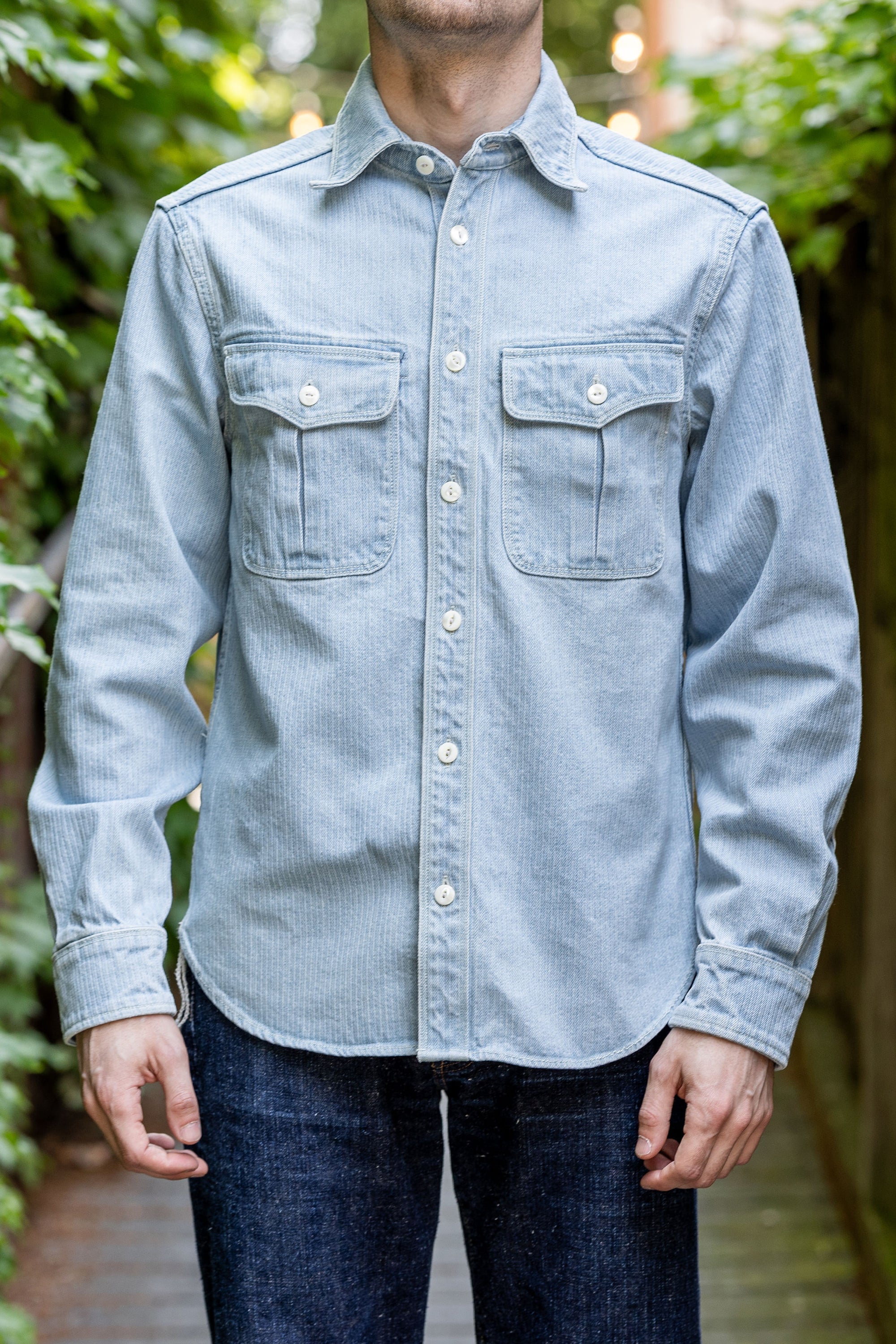 Freenote Cloth Rancho - Bleach Indigo Cord