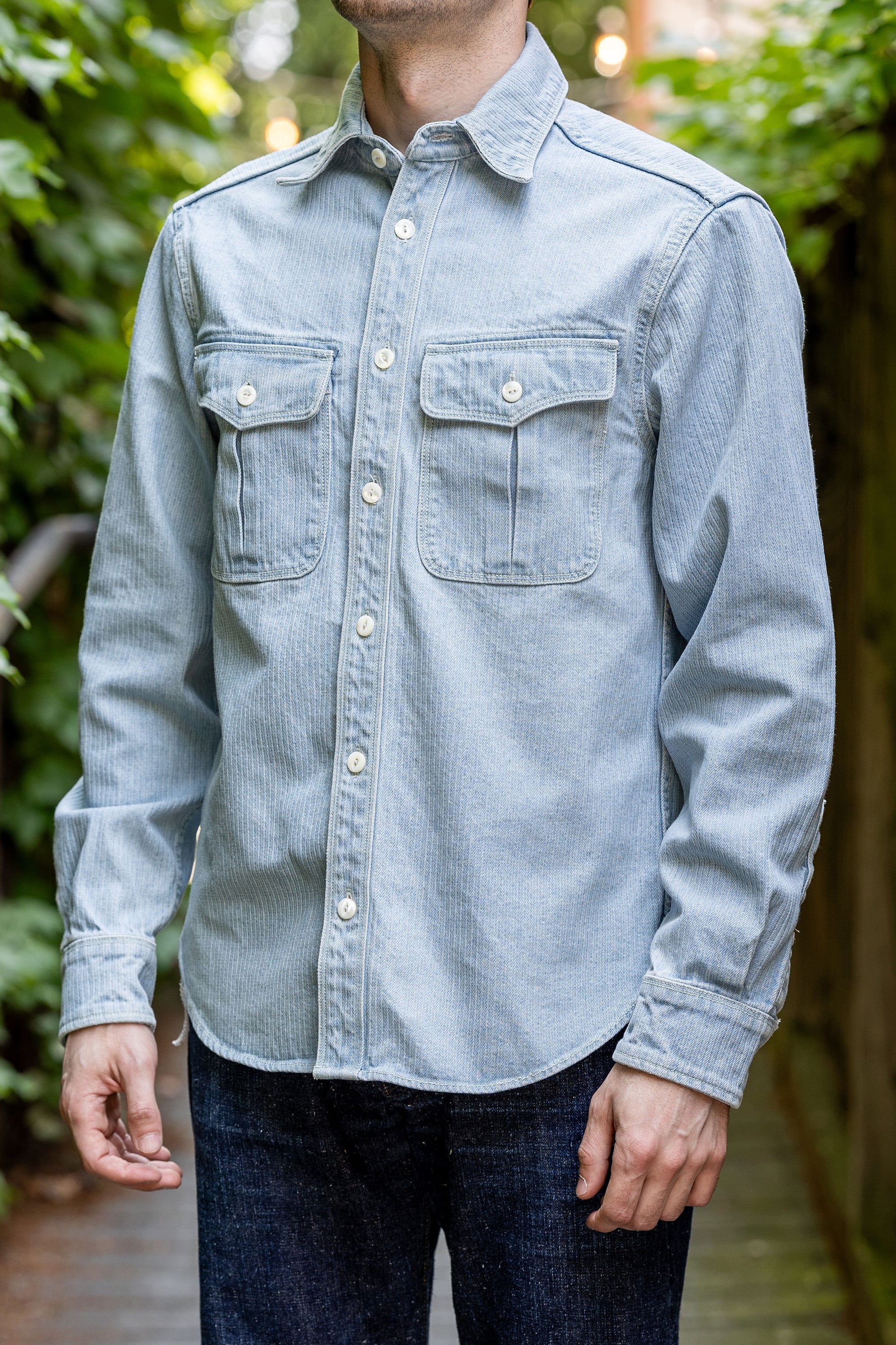 Freenote Cloth Rancho - Bleach Indigo Cord