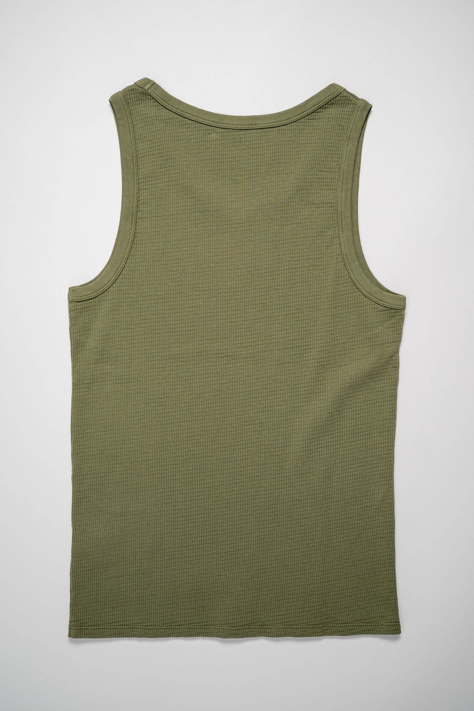 Knickerbocker Box Knit Tank - Olive
