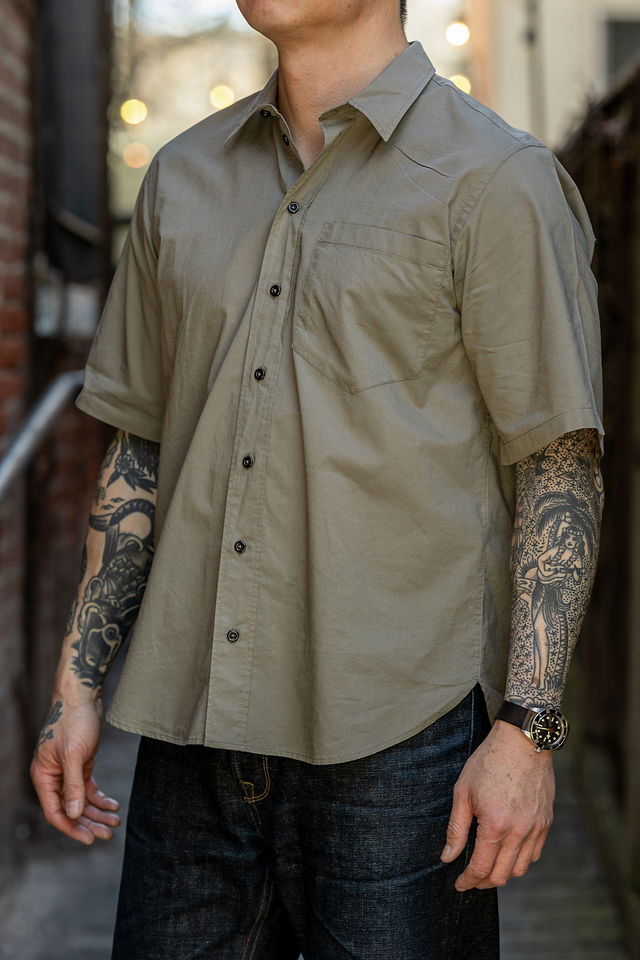 Hansen Garments Reidar Short Sleeve Shirt - Dry Oregano