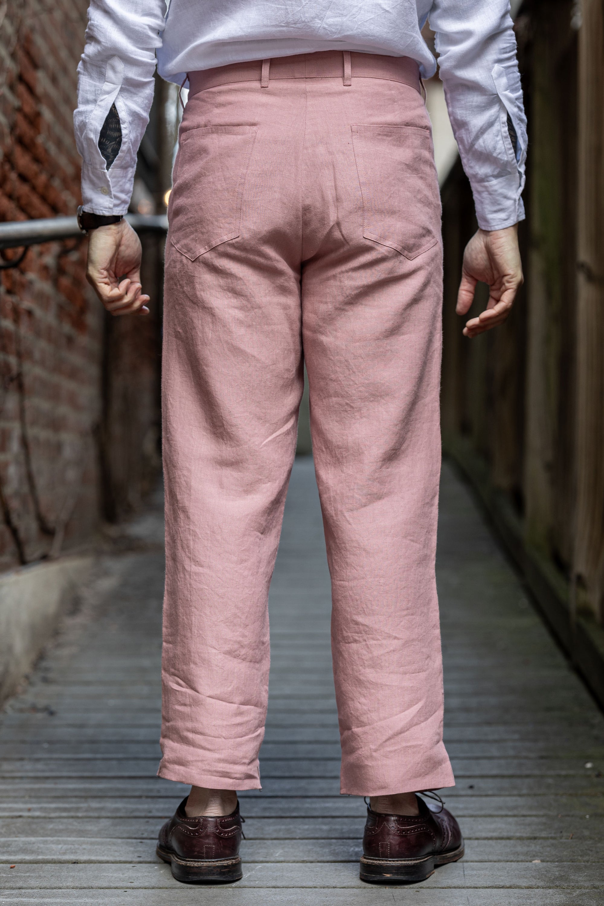 Blluemade Sateen Pant - Belgian Linen Pink