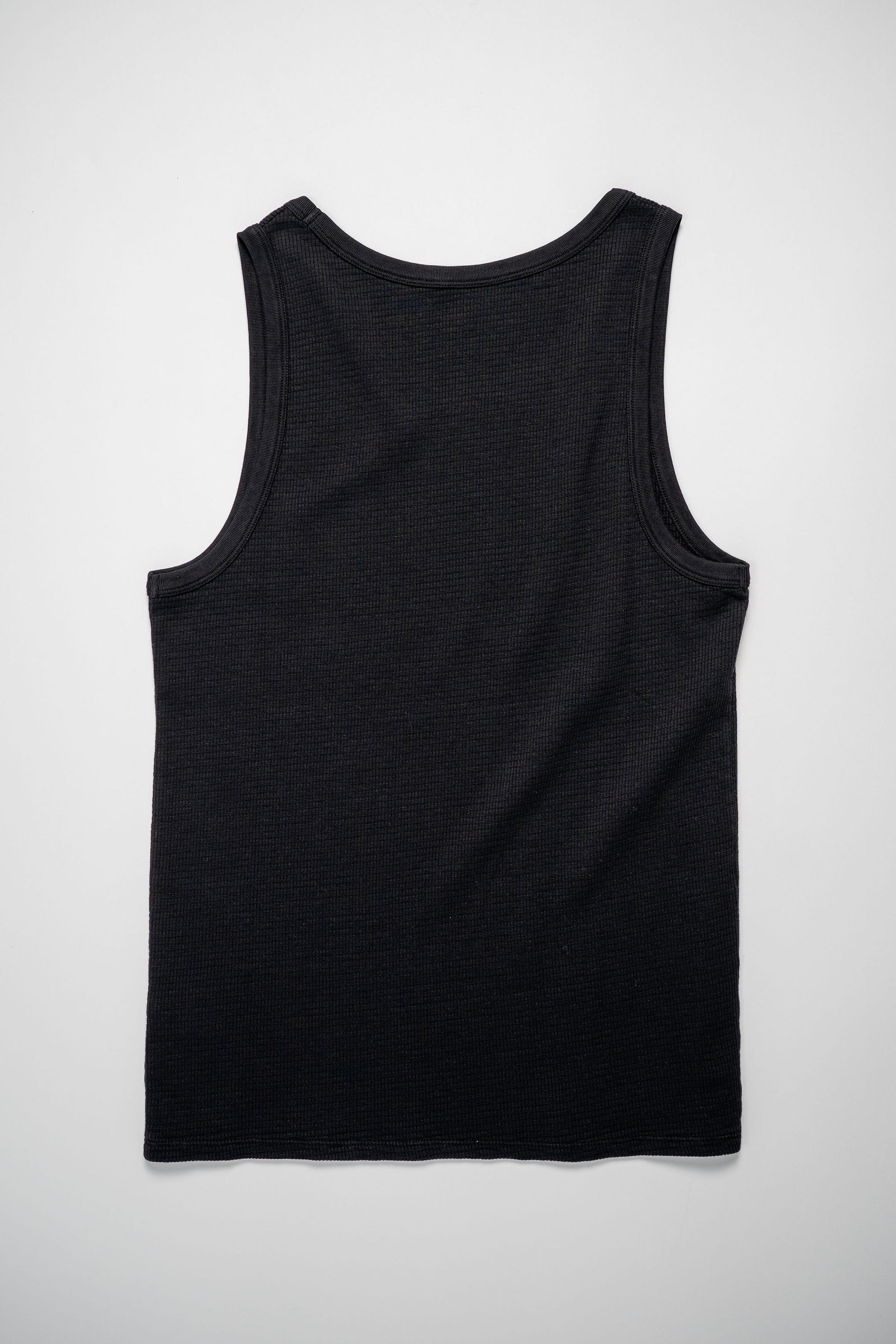 Knickerbocker Box Knit Tank - Black