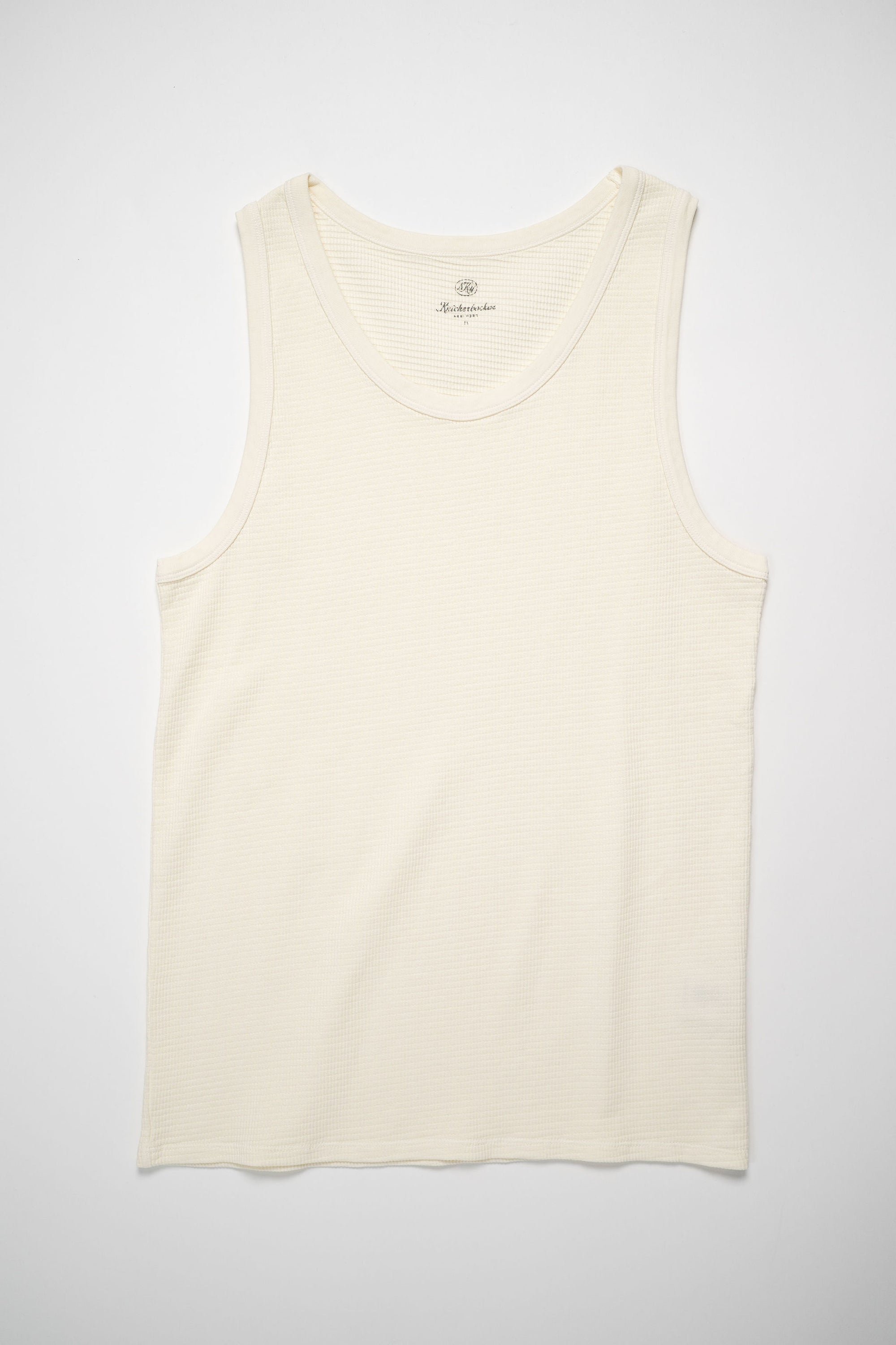 Knickerbocker Box Knit Tank - Milk