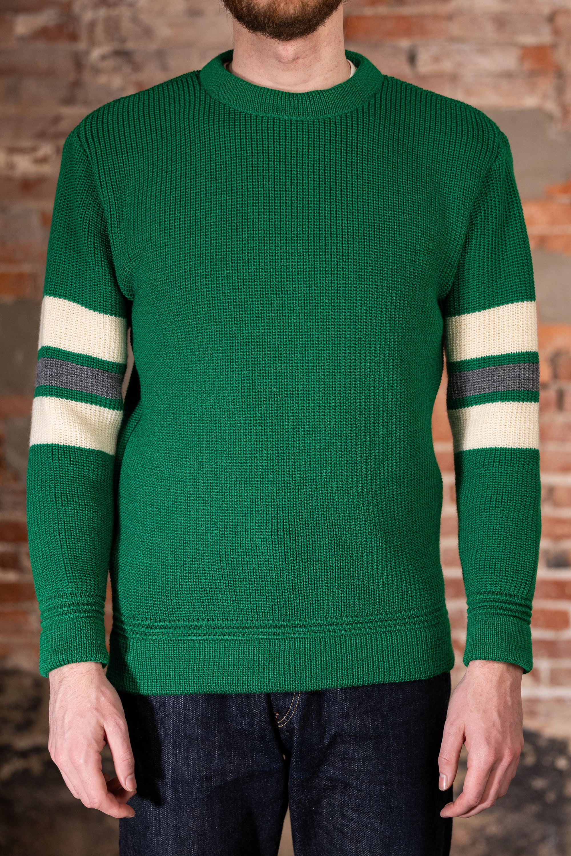 Heimat Textil Signal Sweater - Kelly Green