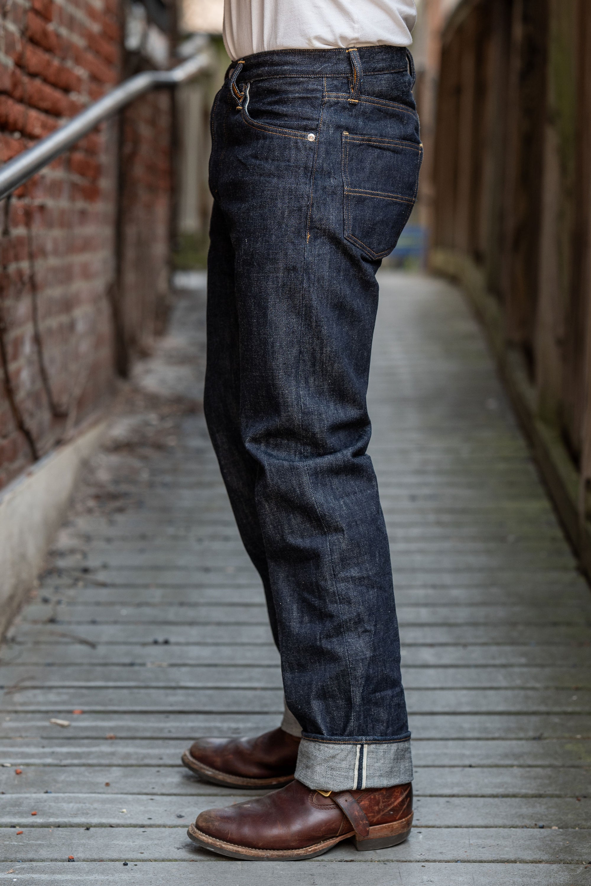 Big John R008 Rare Jeans Straight - Indigo One Wash