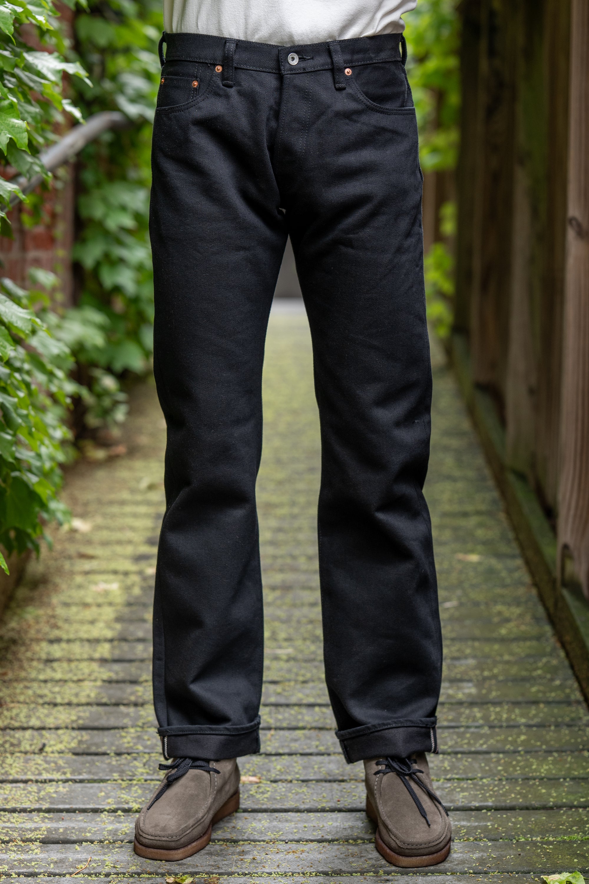 Iron Heart IH-634S-SB 21oz Selvedge Denim Straight Cut - Superblack Non-Fade