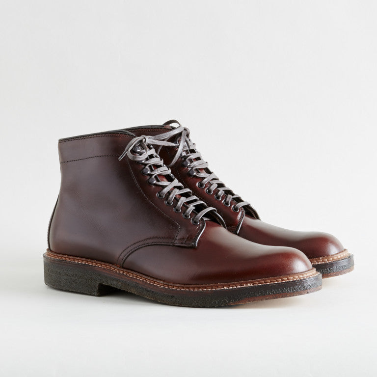 (Pre-Order FW25) Alden 86062H Plain Toe Boot - Brown Chromexcel