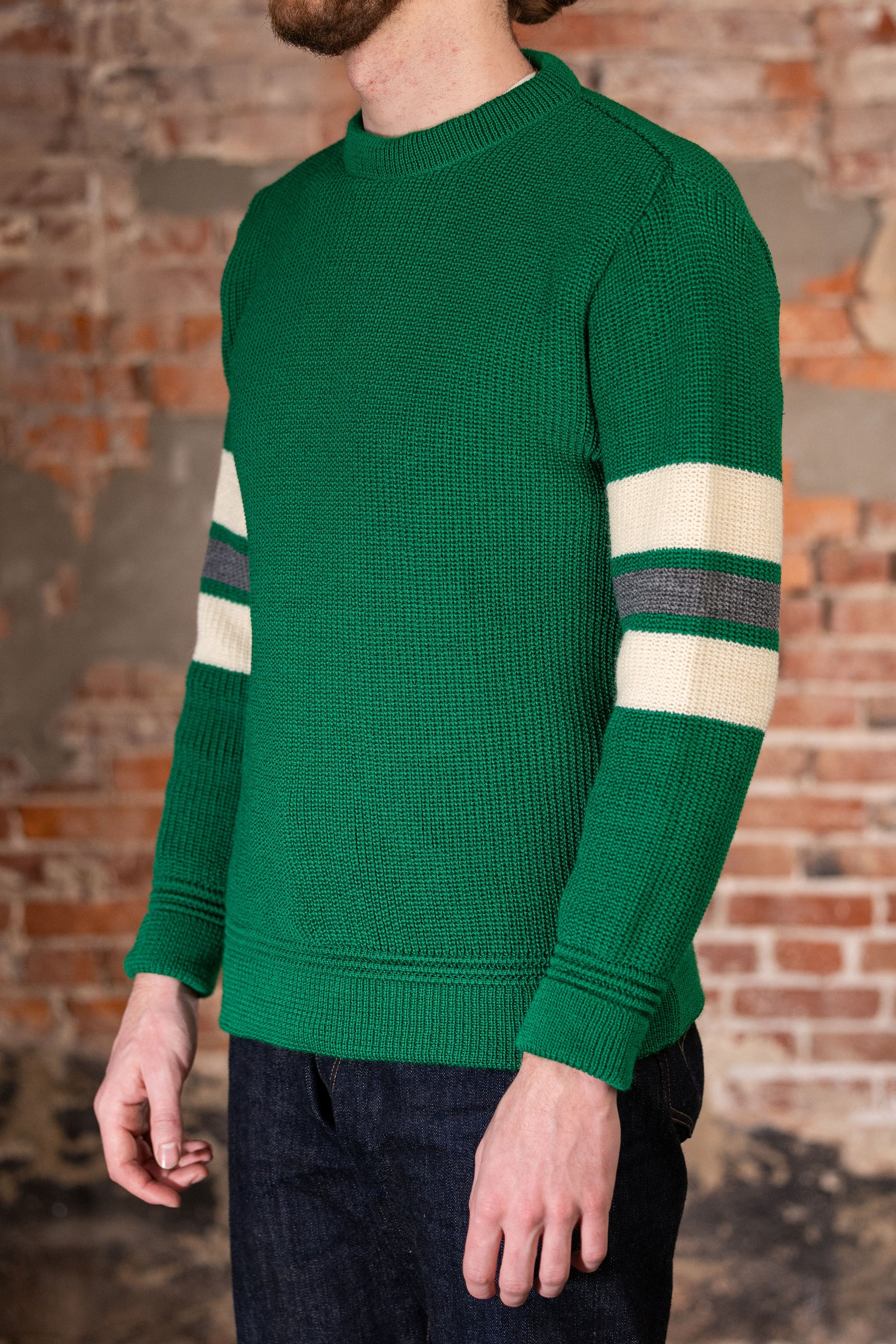 Heimat Textil Signal Sweater - Kelly Green
