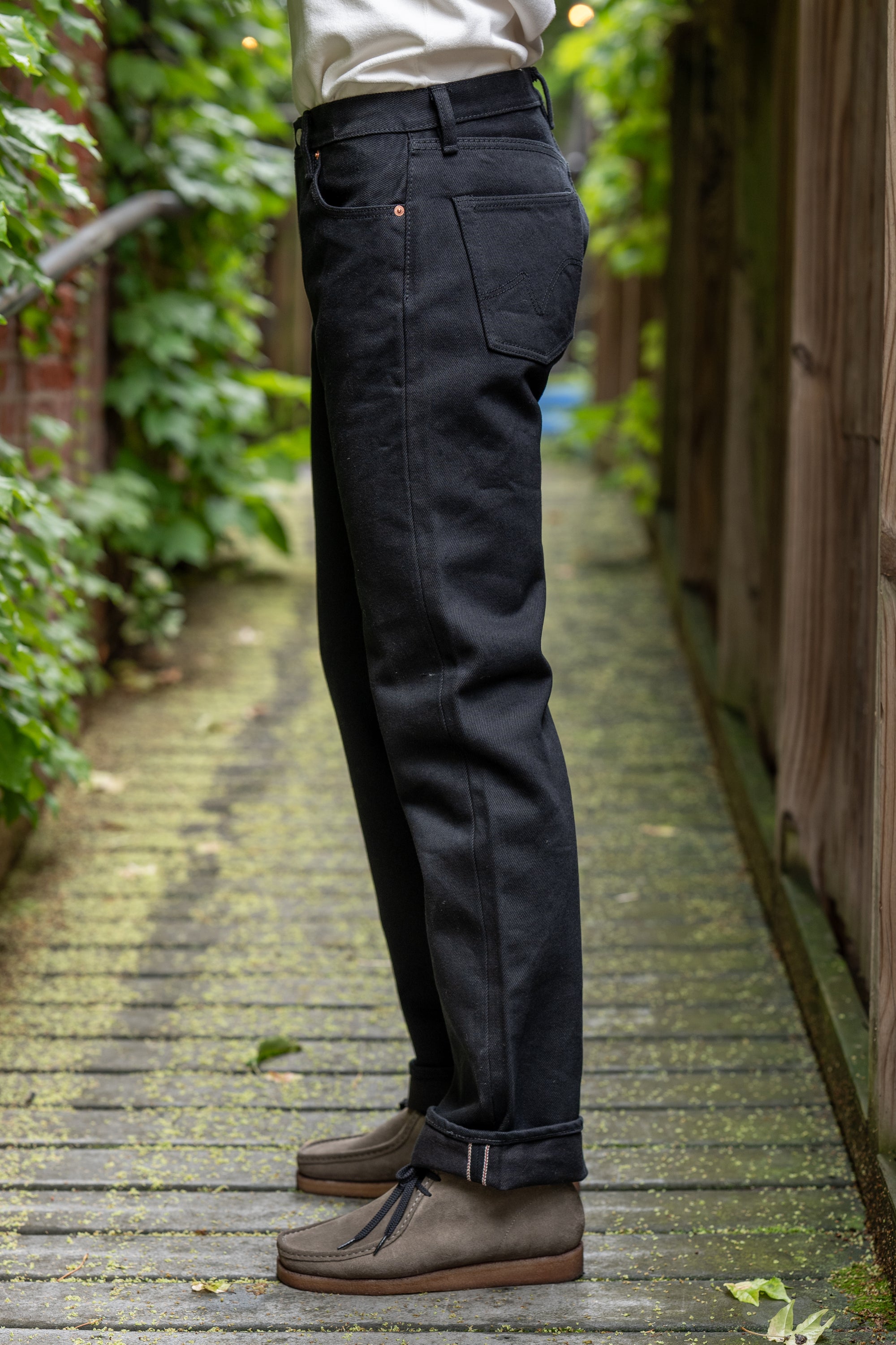 Iron Heart IH-634S-SB 21oz Selvedge Denim Straight Cut - Superblack Non-Fade