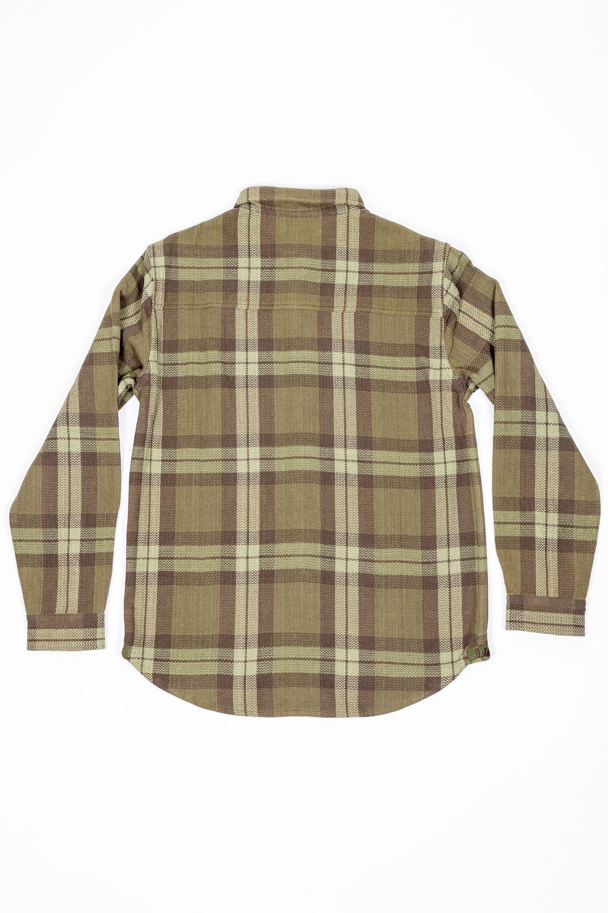 Indi + Ash Ames Workshirt - Forest Shadow Handwoven Plaid
