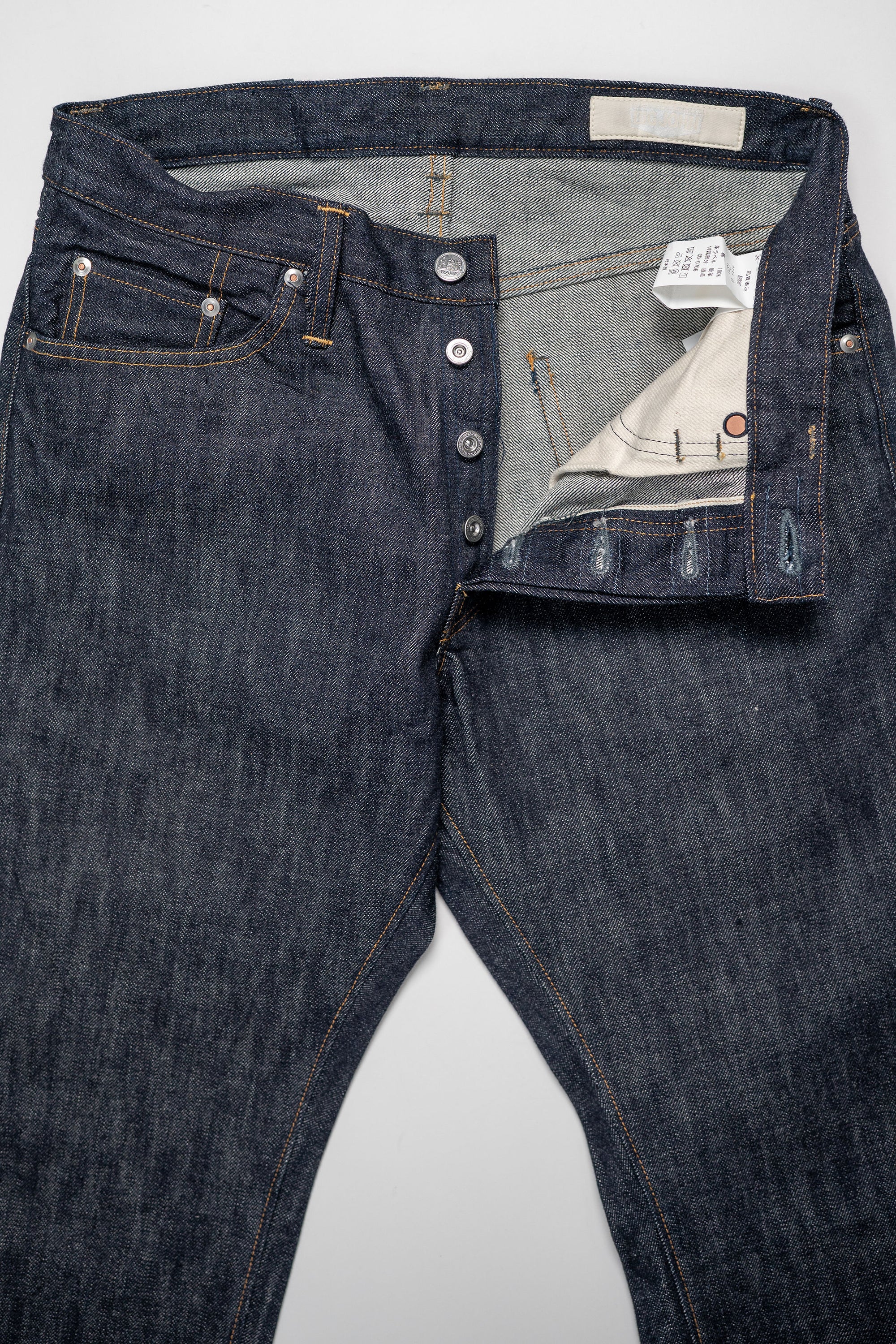 Big John R008 Rare Jeans Straight - Indigo One Wash