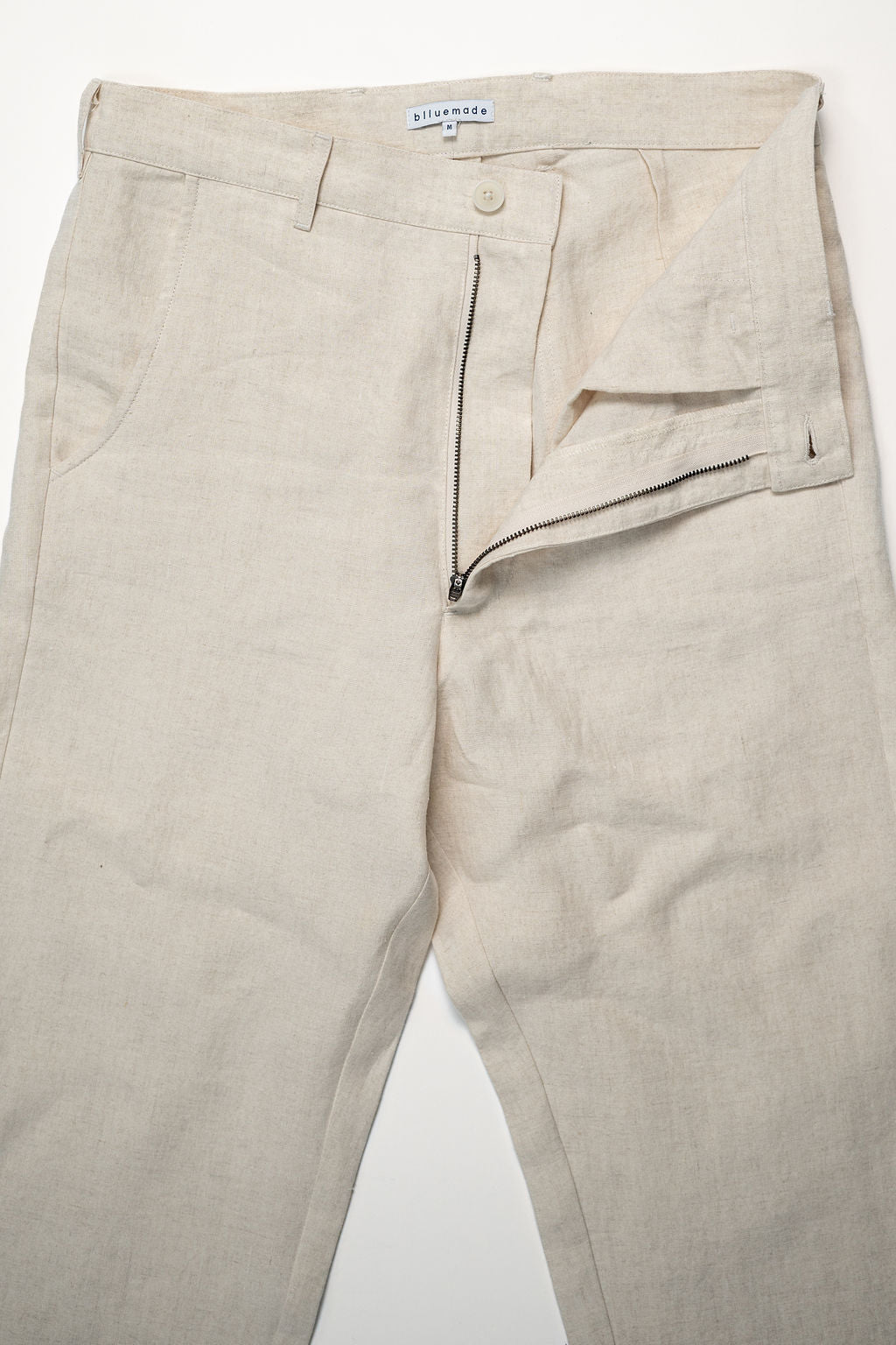 Blluemade Sateen Pant - Belgian Linen Natural