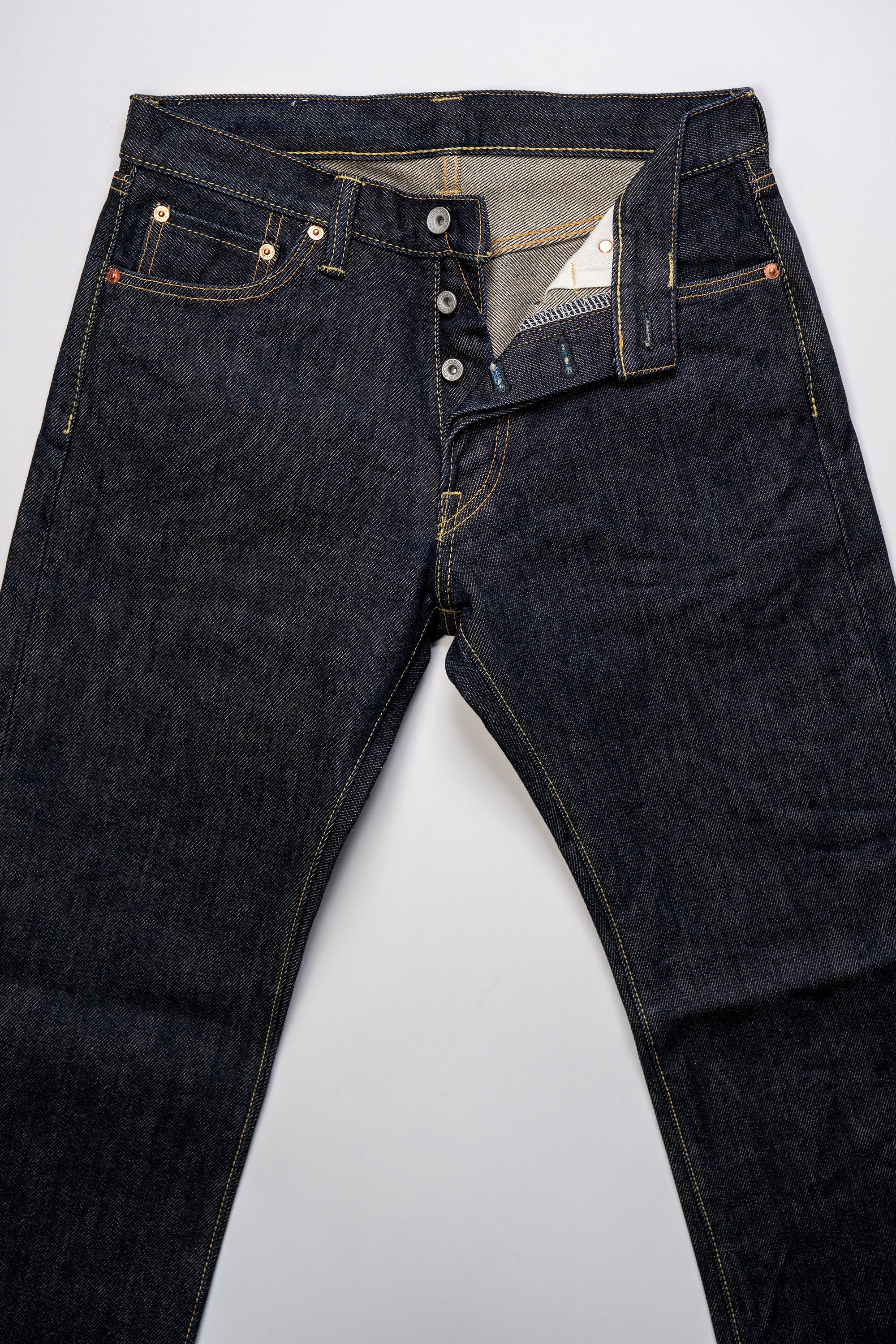 Iron Heart IH-634S Indigo 21 oz. Selvedge Denim - Straight Cut